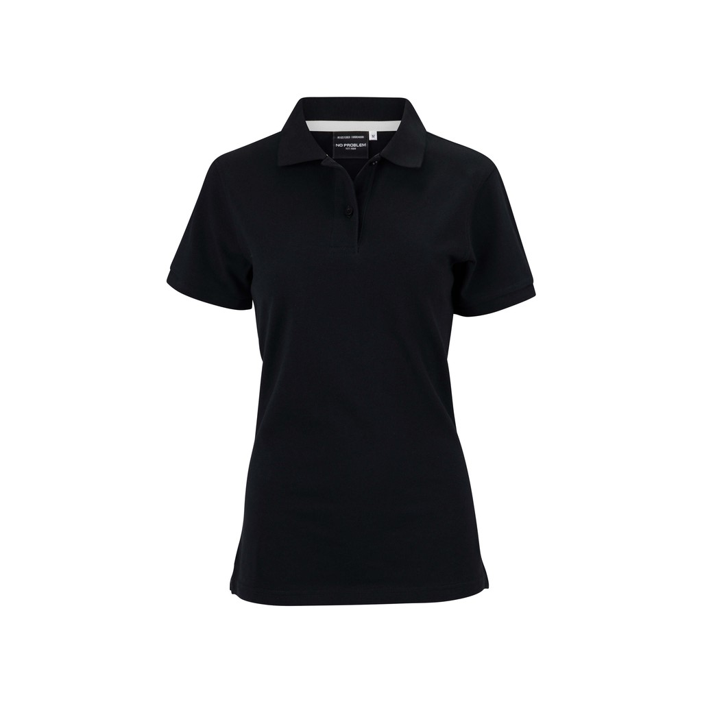 No Problem Noproblem ยอดขาย No.1 รับประกัน ไม่ย้วย ไม่ยืด ผ้านุ่ม เสื้อโปโล หญิง สีกรมเข้ม