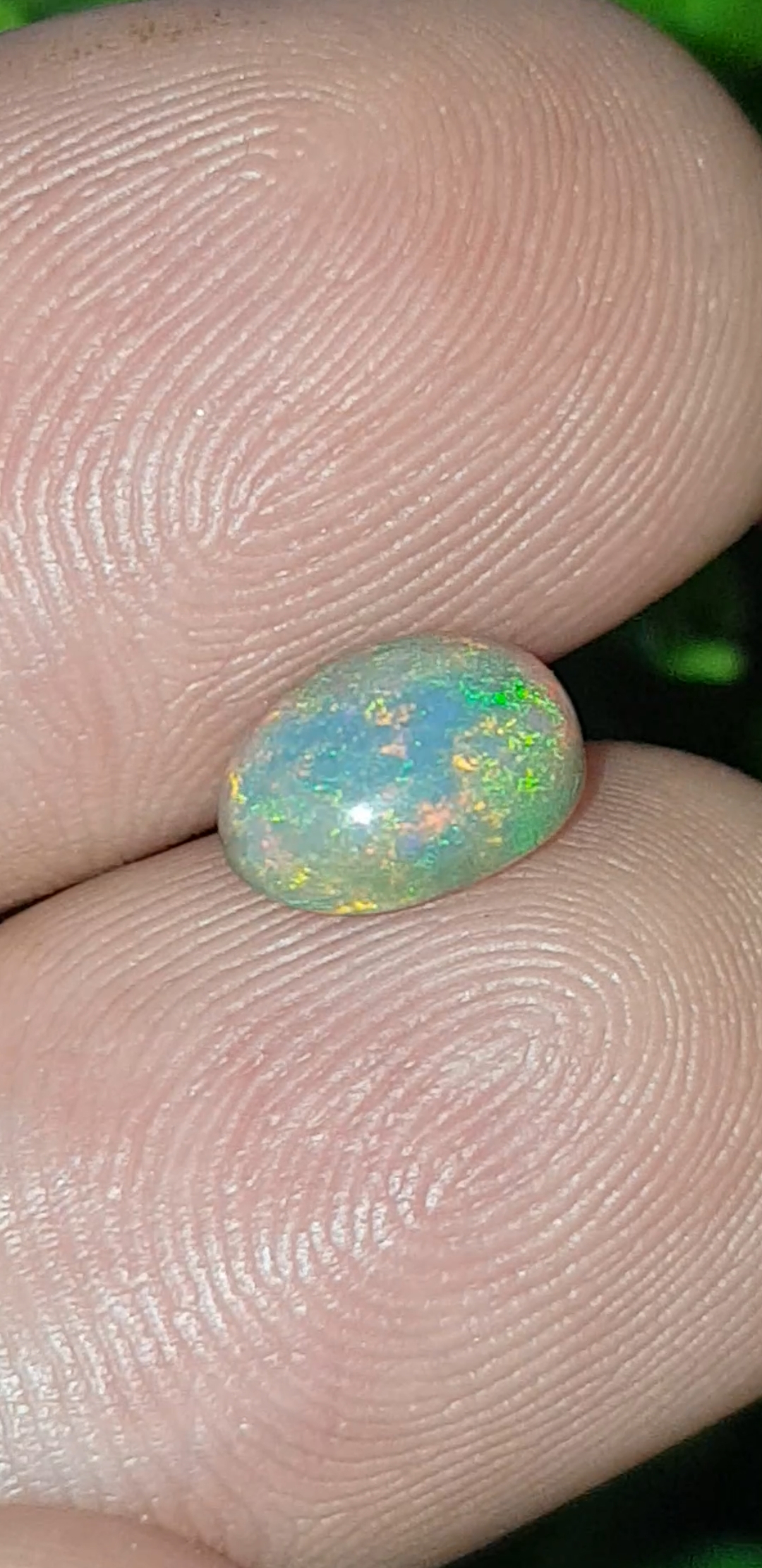 พลอย โอปอล Opal 1.24 กะรัต (Cts.) พลอยแท้ อัญมณีมงคลประจําวันเกิด เครื่องประดับพลอย