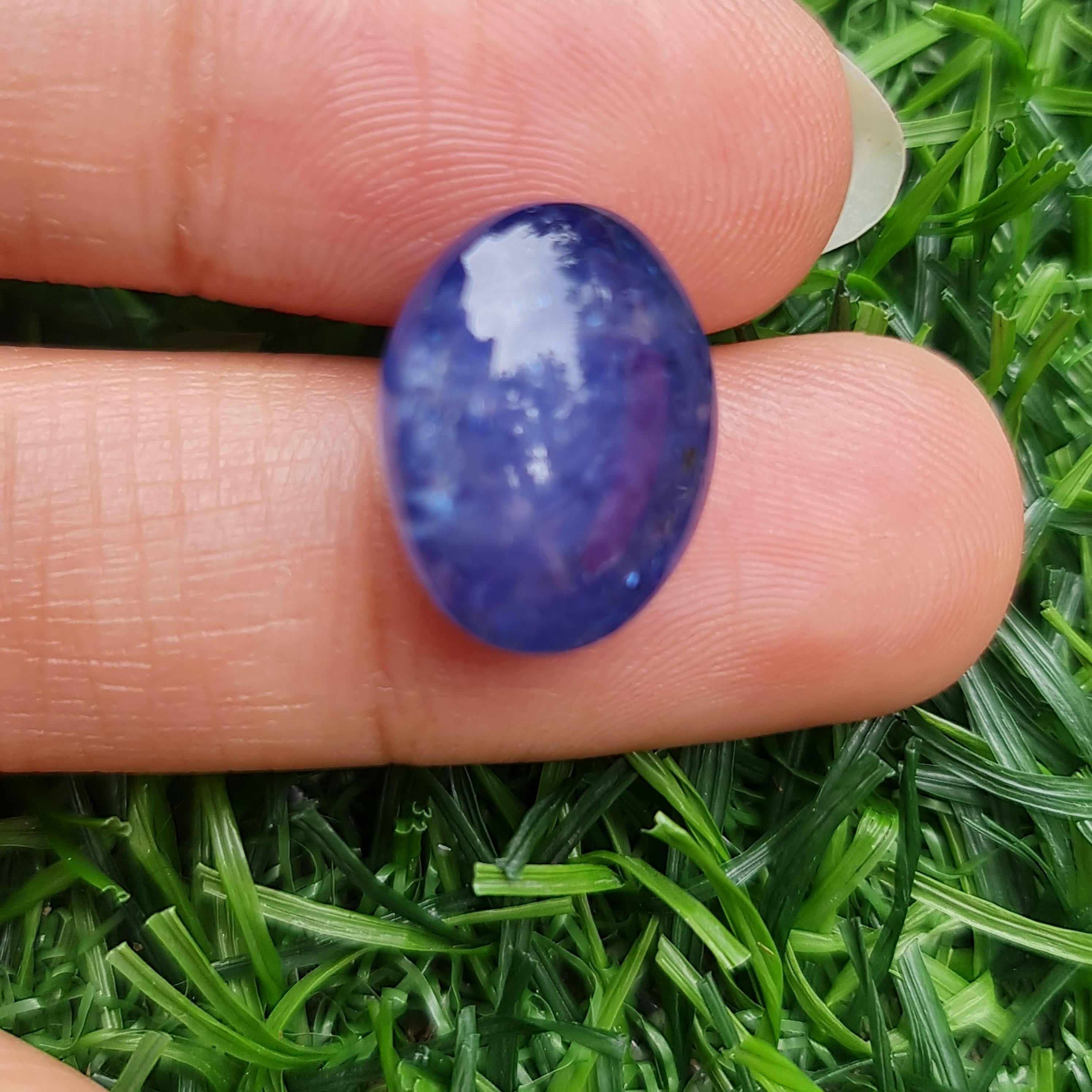 พลอย แทนซาไนท์ Tanzanite 13.59 กะรัต (Cts.) พลอยแท้ อัญมณีมงคลประจําวันเกิด เครื่องประดับพลอย