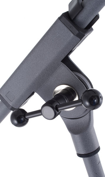 K&M 25900 ขาตั้งไมค์สั้น ขาตั้งไมโครโฟน Grey Semi High Microphone Stand boom arm Height: 42.5 x 64.5 cm