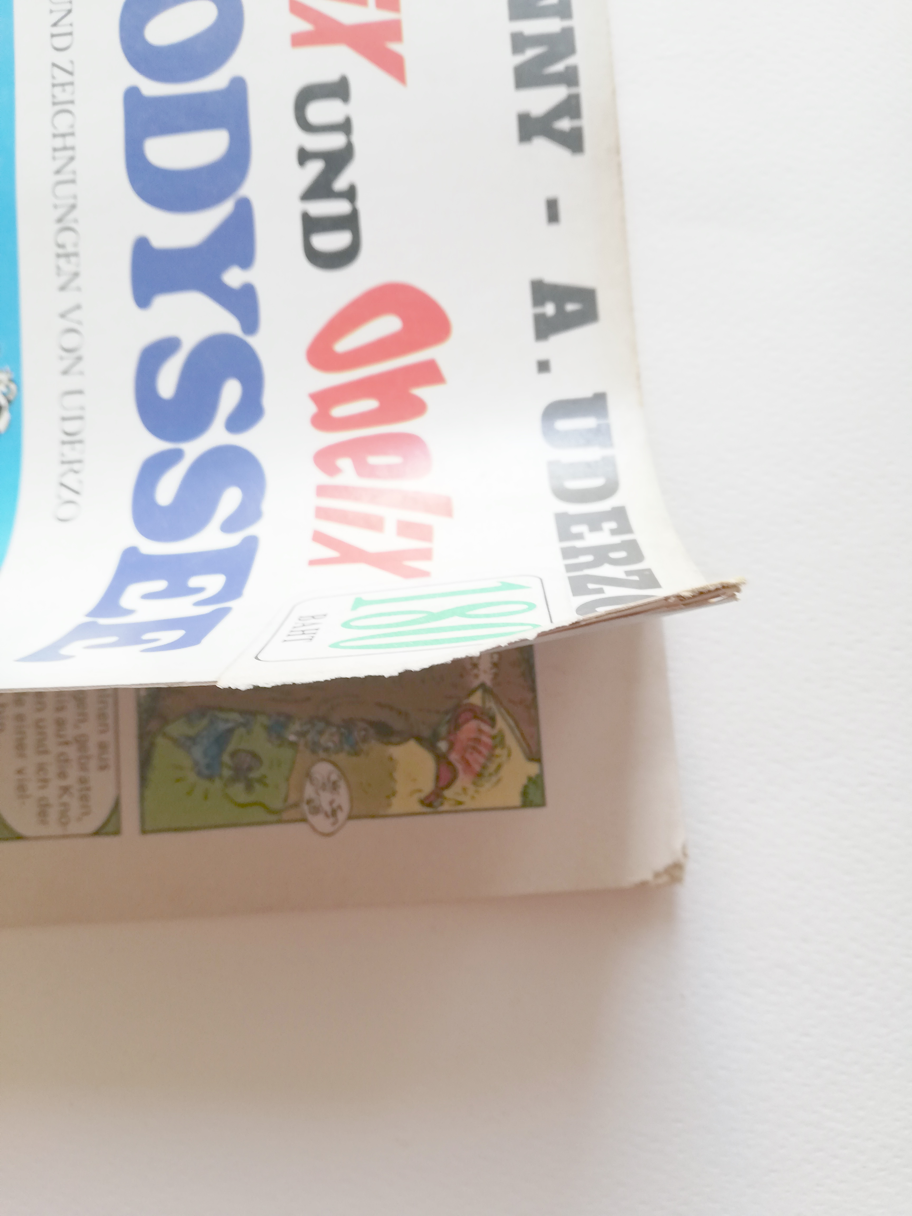 หนังสือการ์ตูนภาษาเยอรมัน R. GOSCINNY - A. UDERZO BAND XXVI Asterix UND Obellx DIE ODYSSEE TEXT UND ZEICHNUNGEN VON UDERZO EHAPA VERLAG STUTTGART