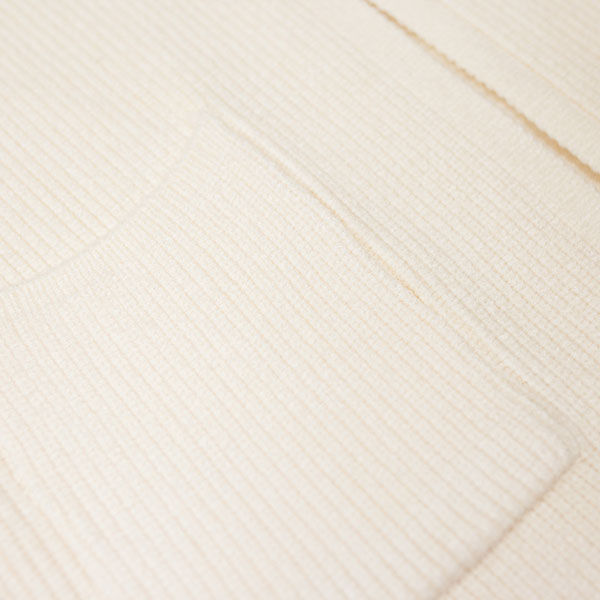 เสื้อคลุมกันหนาวตัวยาว ผ้าไหมพรมกึ่งวูลหนานุ่ม แต่งกระเป๋าคู่ (11657B)