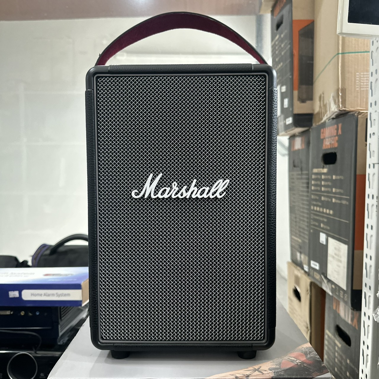 Marshall Bluetooth Speaker Tufton Black and Brass