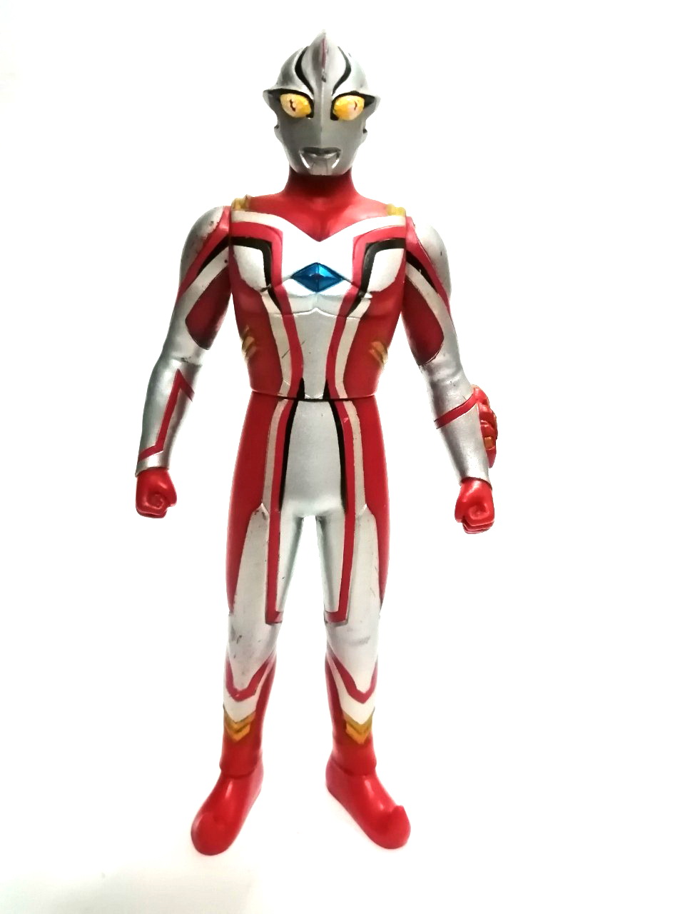 ซอฟ นิเซ อุลตร้าแมนเมบิอุส (เมบิอุสตัวปลอม ร่างแปลงมนุษย์ดาวซาราป) จากอุลตร้าแมน เมบิอุสขนาด 8,นิ้ว ตัวพิเศษ งาน bandai chaina ปี 2007 ***สภาพดีพอใช้ มีรอยสีถลอกบ้างเล็กน้อย,Nise Ultraman Mebius (False Ultraman Mebius, the transformation of Alien Zarab)