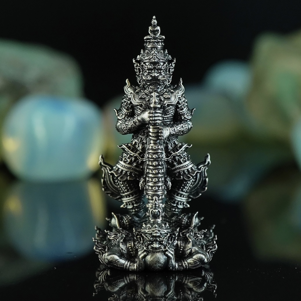 ท้าวเวสสุวรรณ ทรัพย์สุวรรณ รายการที่ 10 เนื้อทองเทวฤทธิ์ชุบเงินซาติน