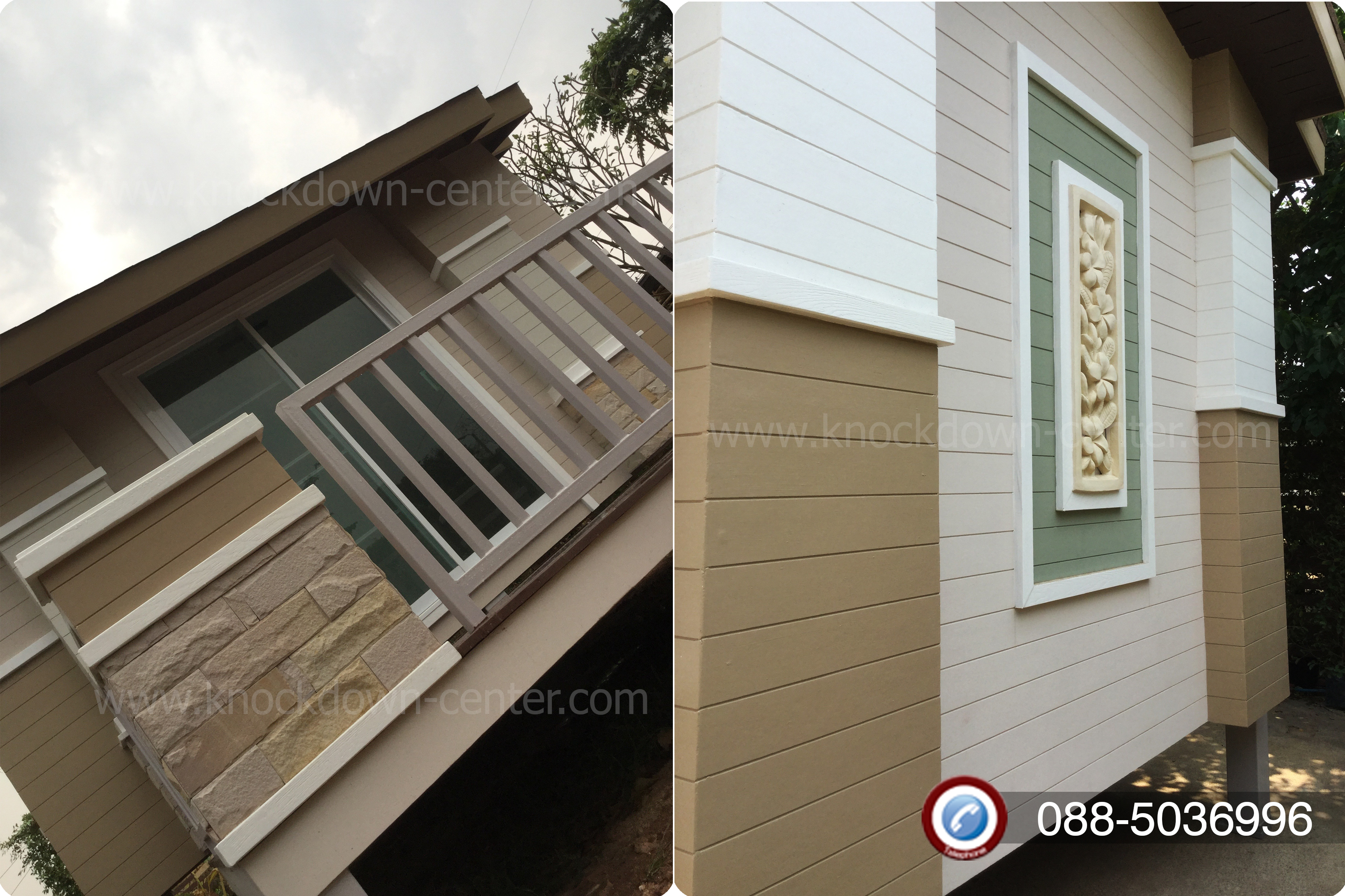 บ้านน็อคดาวน์ บ้านสำเร็จรูป Modern Classic C 002