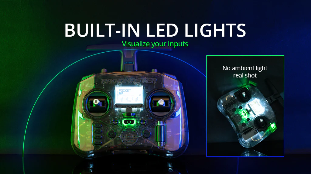 รีโมท วิทยุ Radiomaster Pocket Radio Controller Mode2 Charcoal ELRS RC วิทยุเครื่องบิน โดรน เฮลิคอปเตอร์ ปีกบิน ELRS