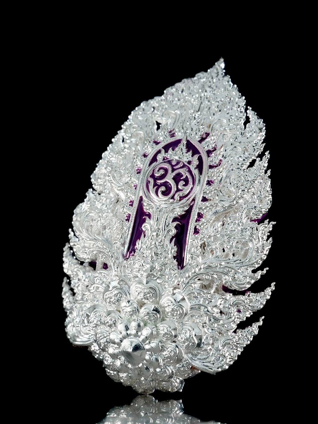 เหรียญพระพิฆเนศ รุ่น ปฐมสิทธิ รหัสพิเศษศูนย์จอง เนื้อบรอนซ์ชุบเงินลงยา