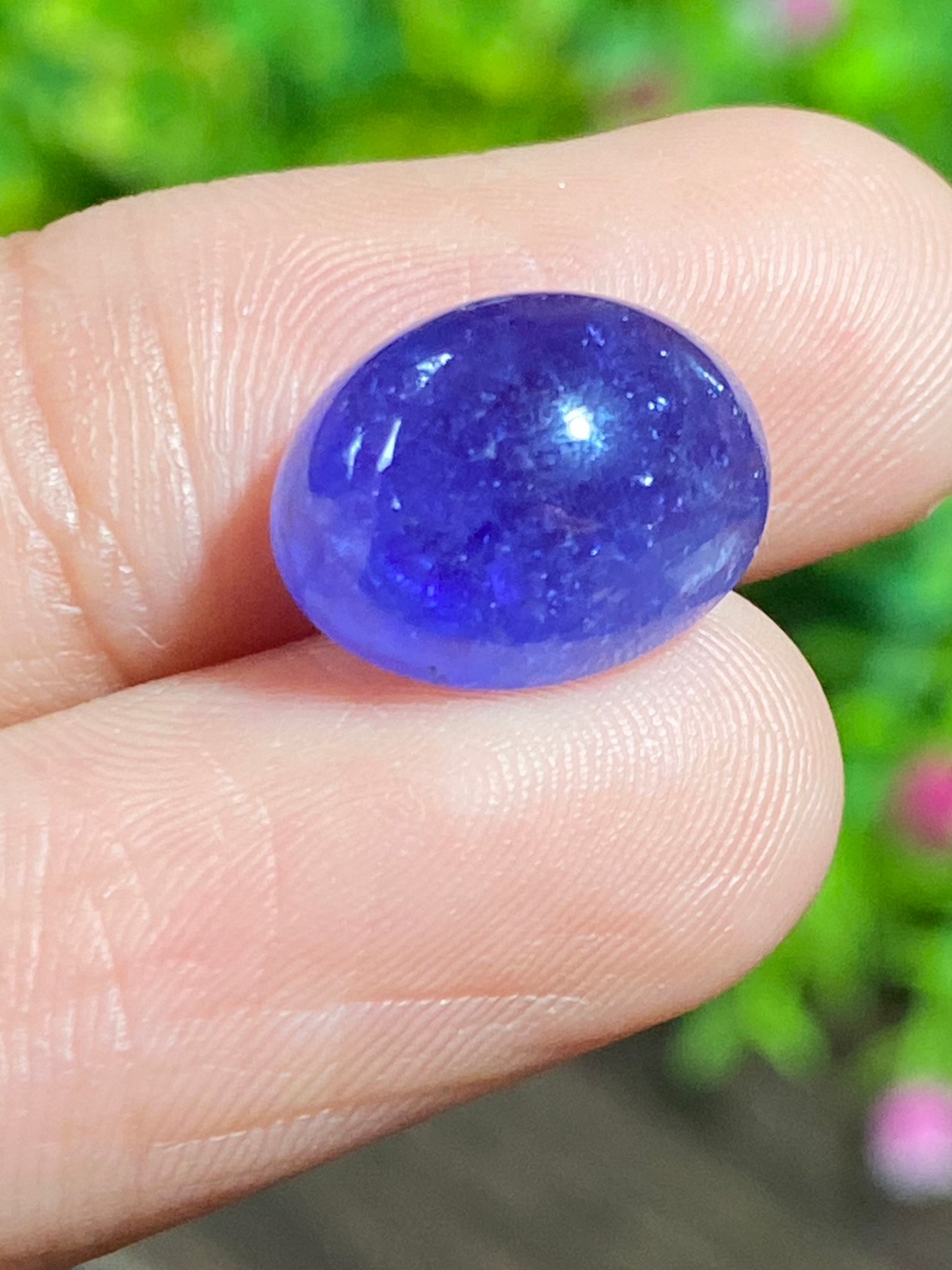พลอย แทนซาไนท์ Tanzanite 9.57 กะรัต (Cts.) พลอยแท้ อัญมณีมงคลประจําวันเกิด เครื่องประดับพลอย