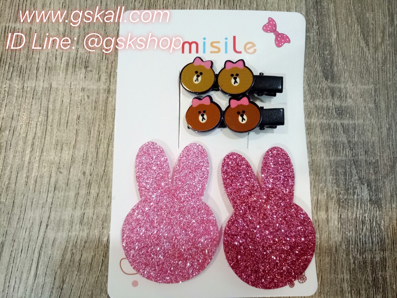 กิ๊ปหนีบแพ็คคู่การ์ตูน