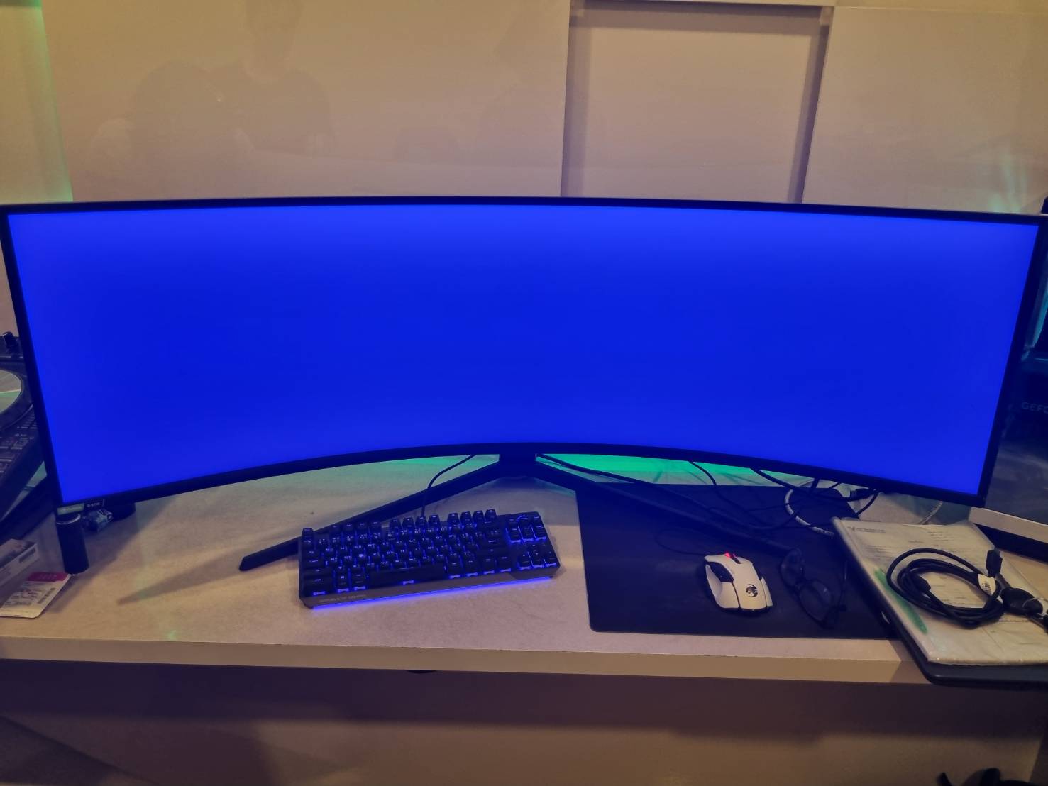 MONITOR (จอมอนิเตอร์) SAMSUNG ODYSSEY G9 LC49G95TSSEXXT VA 49 INCH CURVED 2K 240Hz