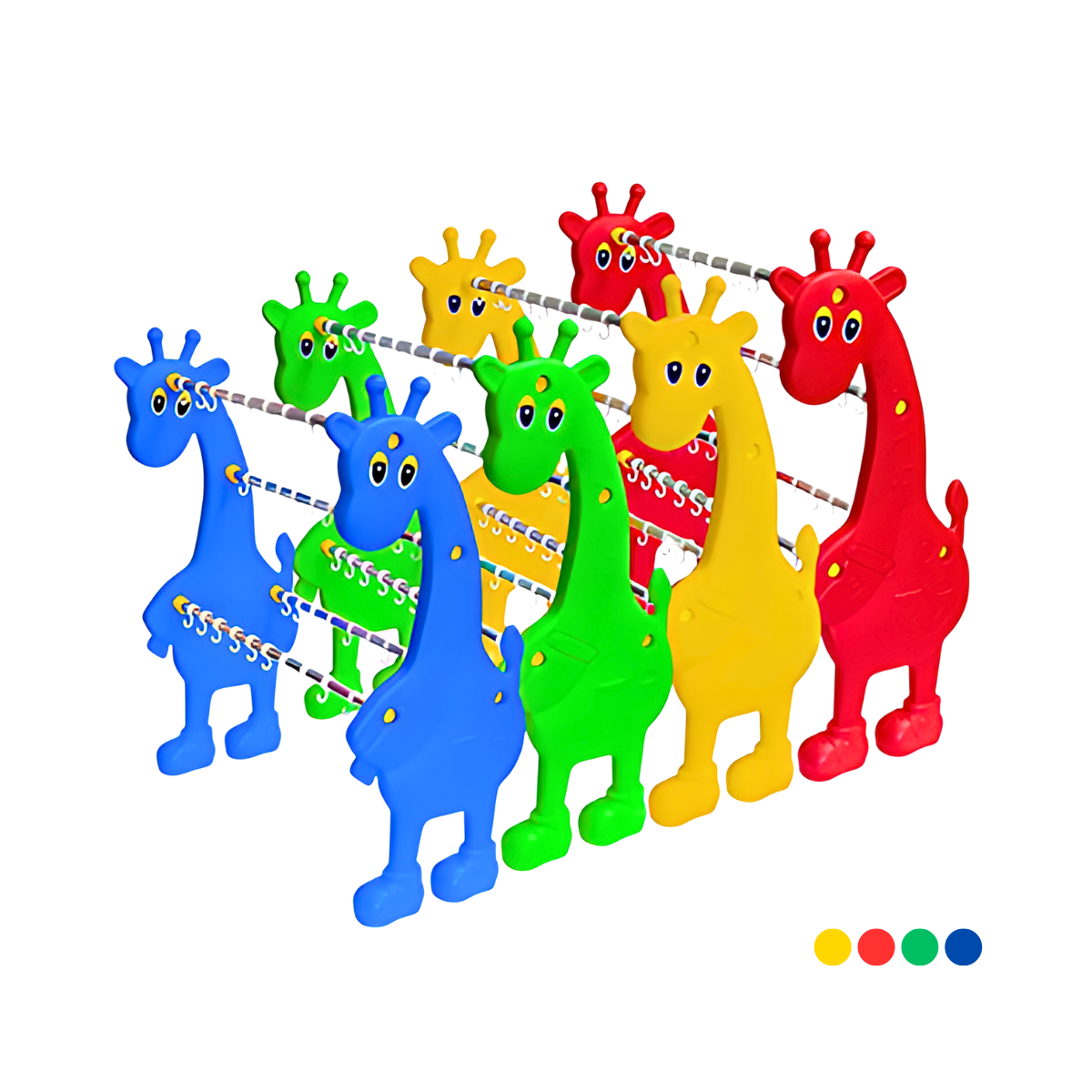 ราวเเขวนเเก้วเด็ก ราวแขวนแก้วยีราฟ (มีให้เลือก 4 สี) Giraffe Glass Rack