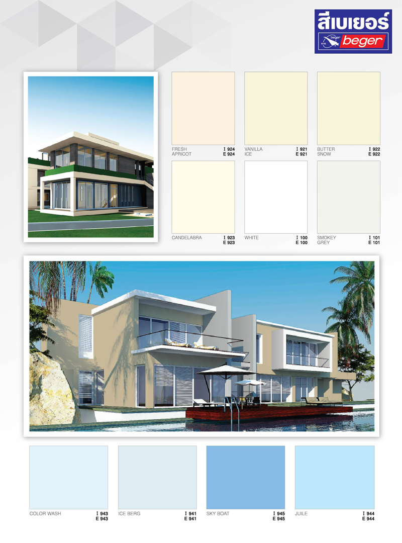 Beger Super Hi-Shield Semi-Gloss Base D สีเบเยอร์ ซุปเปอร์ ไฮ-ชิลด์ กึ่งเงา เบส D (ยังไม่รวมแม่สี) 18.925 ลิตร/5 แกลลอน (Super White)