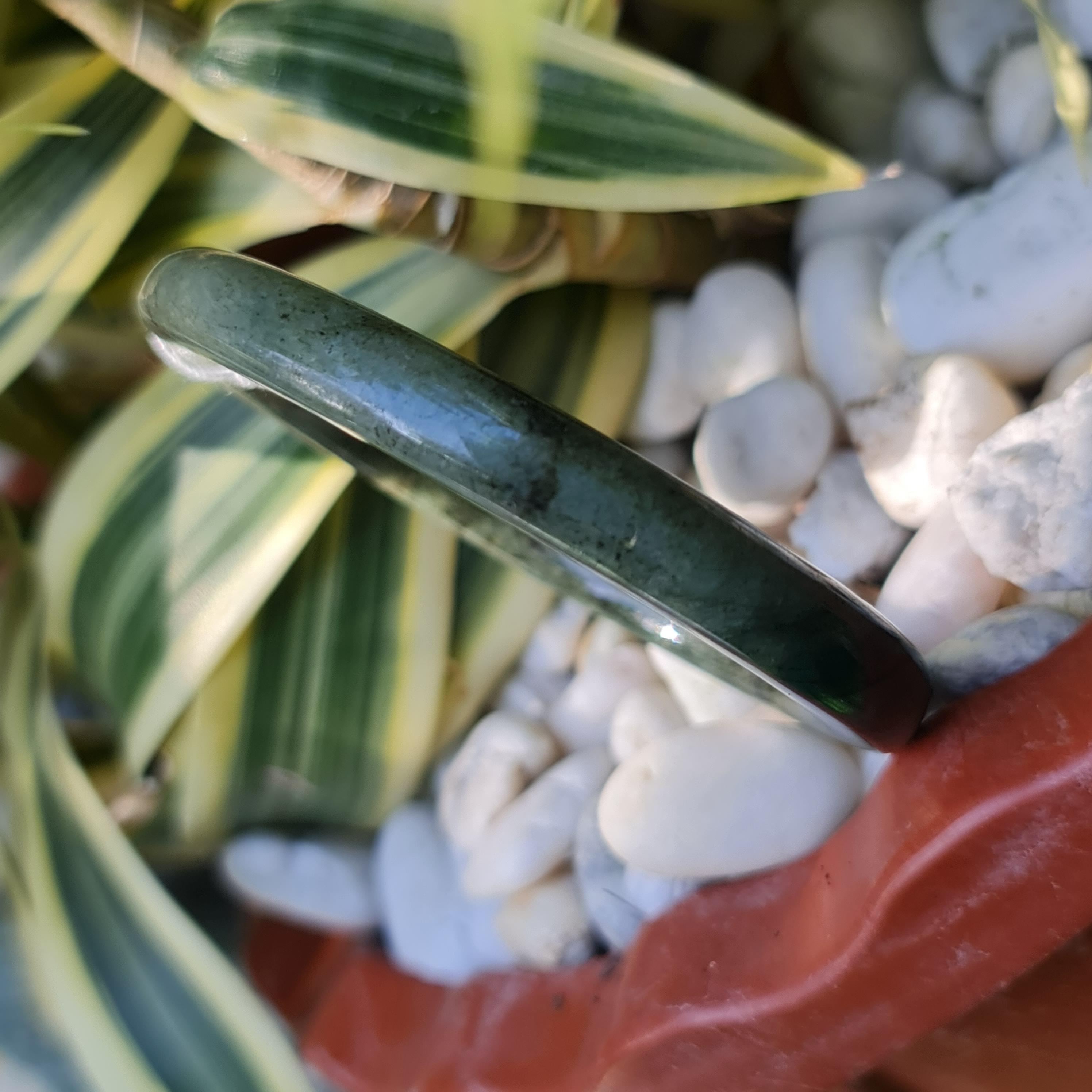 JB6711167 หยก พม่า แท้ Jade กำไลหยก (Jadeite bracelet) พม่า (Myanmar) 50.9 มม.