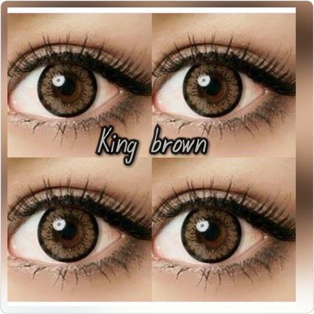 Pitchy lens สีน้ำตาล