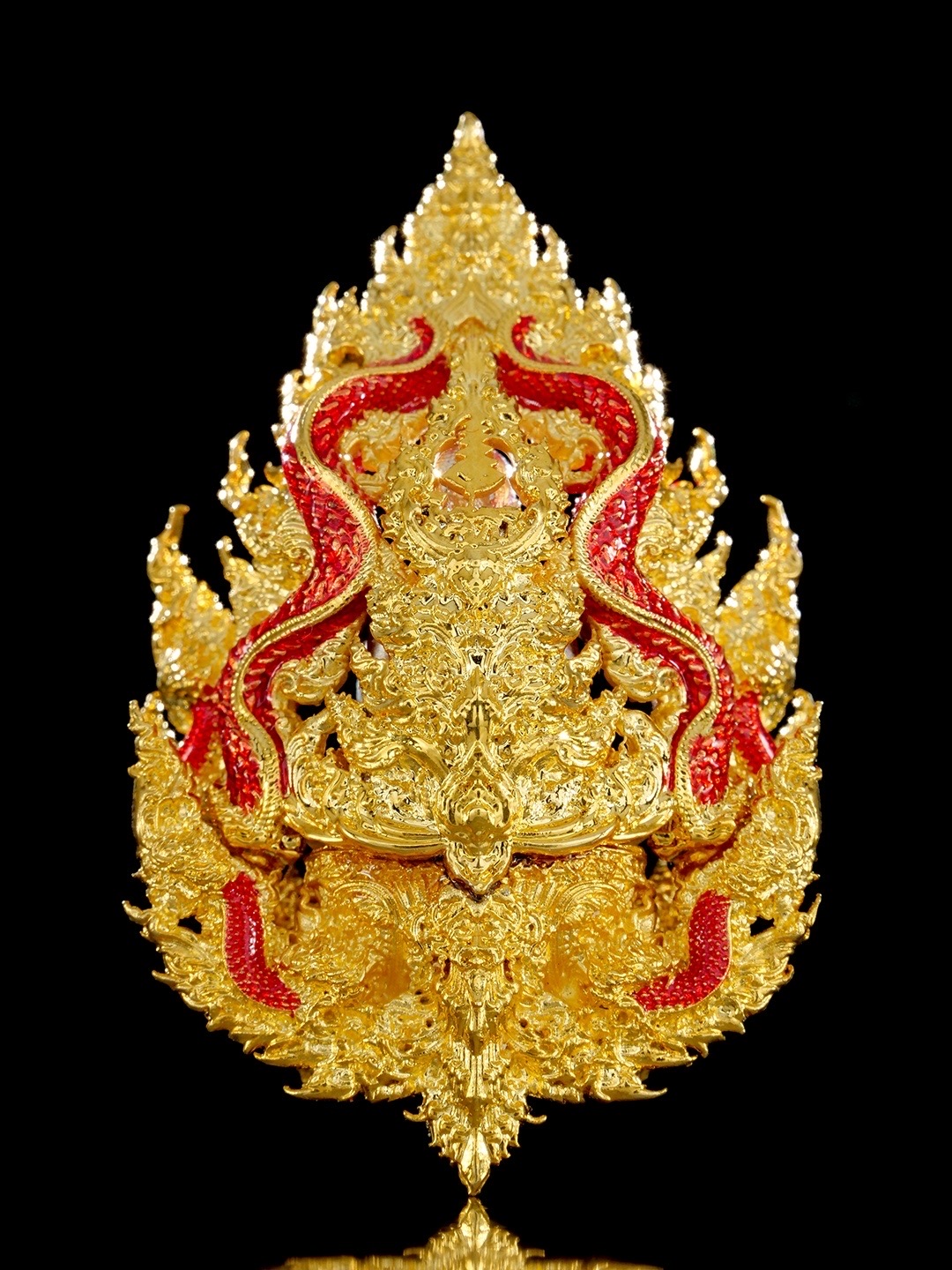 เหรียญพุทธศิลป์หลวงพ่อโสธร รุ่น เจ้าสัวแปดริ้ว รหัสพิเศษศูนย์จอง เนื้อบรอนซ์ชุบทองลงยา