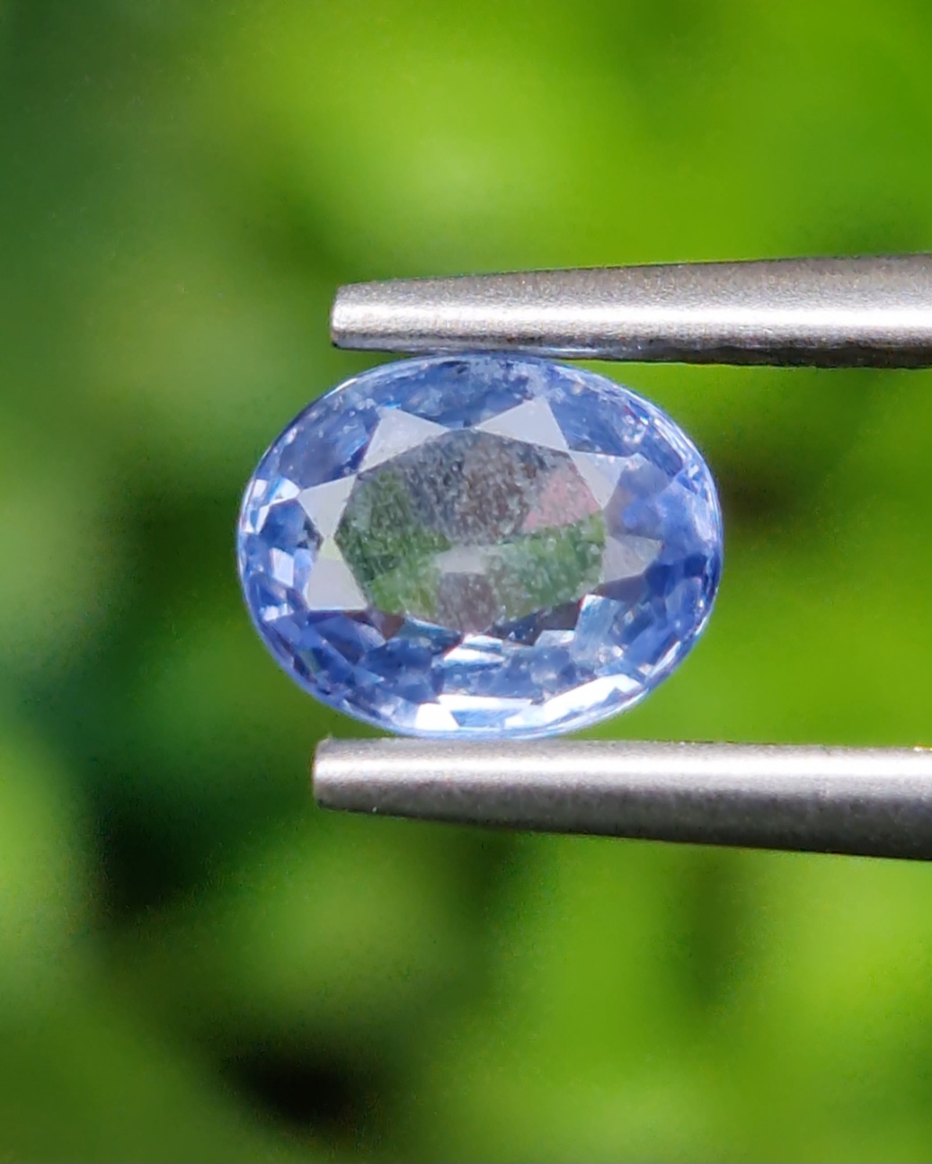 พลอย ไพลิน blue sapphire 0.91 กะรัต (Cts.) พลอยแท้ อัญมณีมงคลประจําวันเกิด เครื่องประดับพลอย