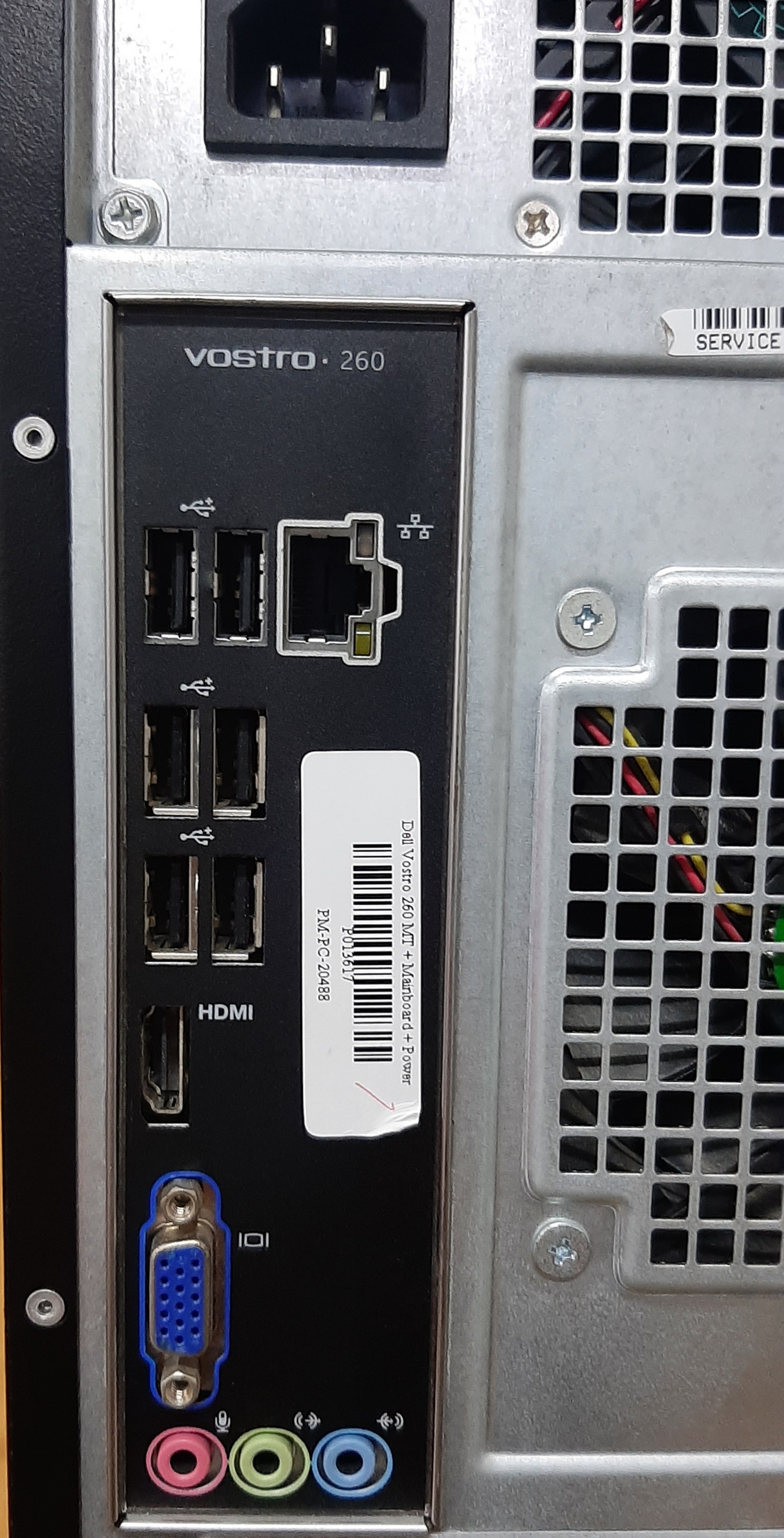 พีซีมือสอง สภาพดี Dell Vostro 260 MT (i3-2120 Ram8GB HD500GB) ประกันร้าน 1 เดือน