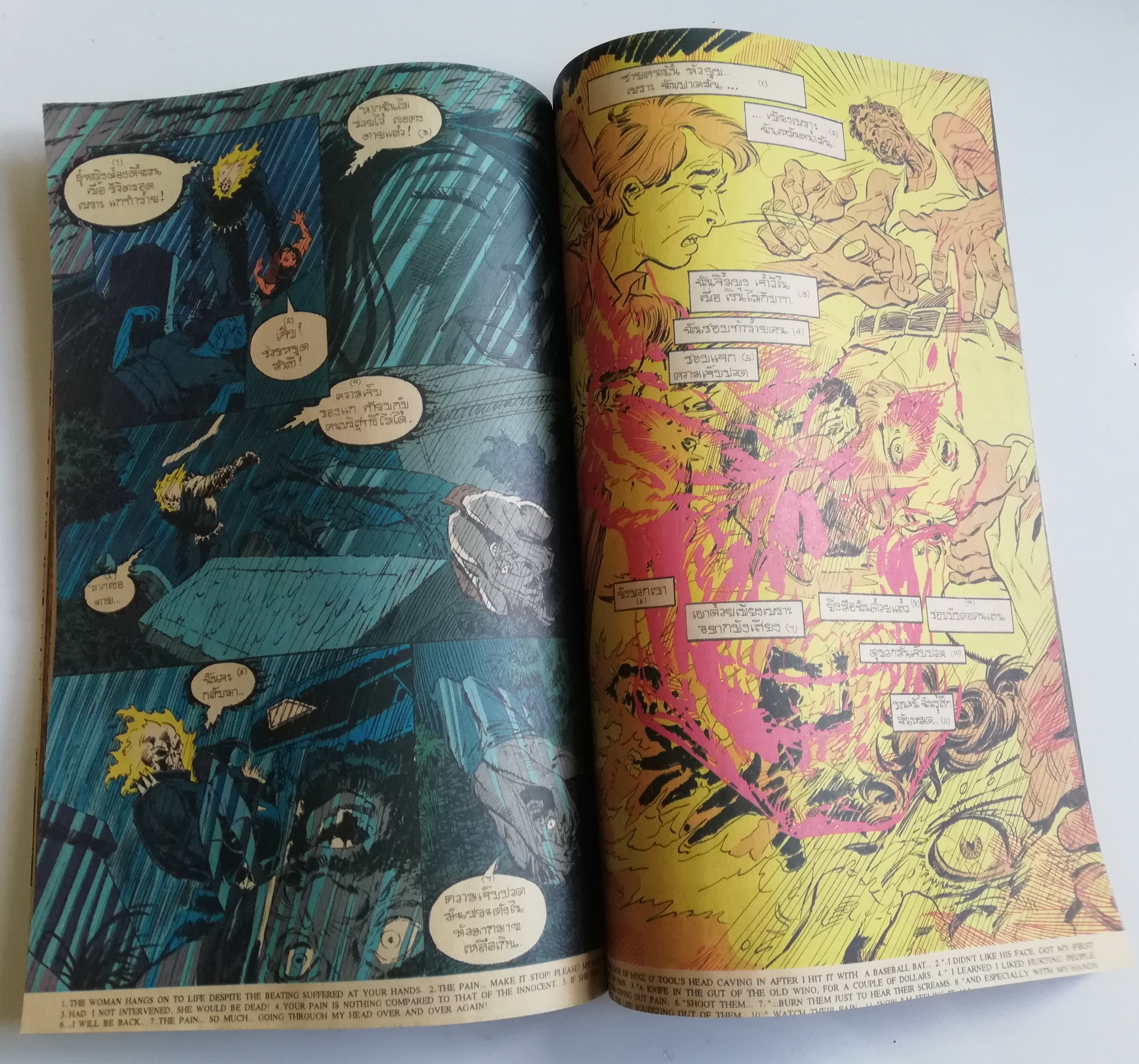 นิตยสารแนวการ์ตูนเก่า Marvel comics, มาร์เวล มหัศจรรย์ ฉบับที่7 พร้อมรูป Gallery 4สี แฟนฮัค จอมพลัง -สี่มหัศจรรย์ ตามล่า มนุษย์เพลิง -ดร.สเตรนจ์ นำทีม ฮัค กับโกสท์ไรเดอร์ ถล่มดอมามู -โกสท์ไรเดอร์ โดนผีหลอก,FANTASTIC FOUR,DR.STRANGE,THE INCREDIBLE HULK