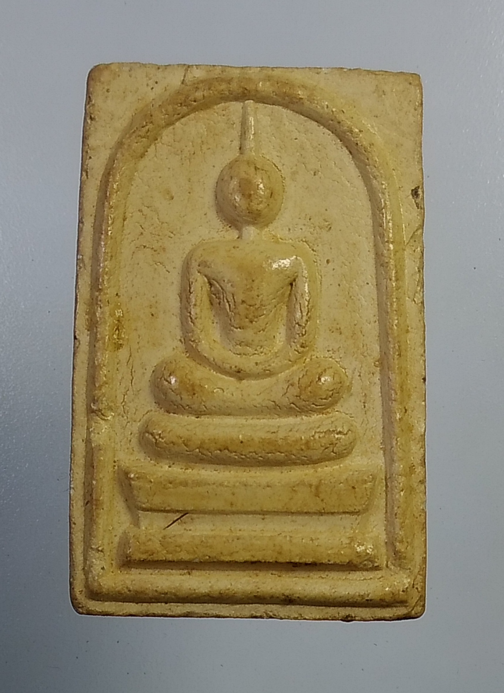 ผ1007 พระสมเด็จสาริกาลิ้นทอง หลวงพ่อเกษม วัดม่วง จ.อ่างทอง ปี2536