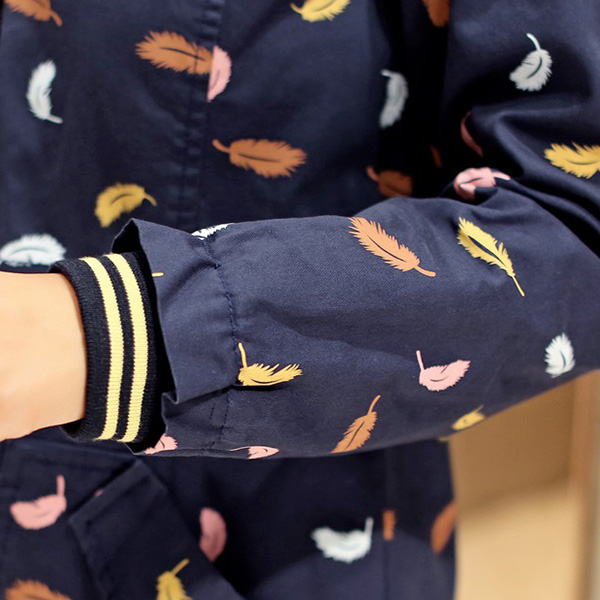 เสื้อแจ็คเก็ตกันหนาวตัวยาว มีฮู้ด แต่งกระเป๋าคู่ (12162X)