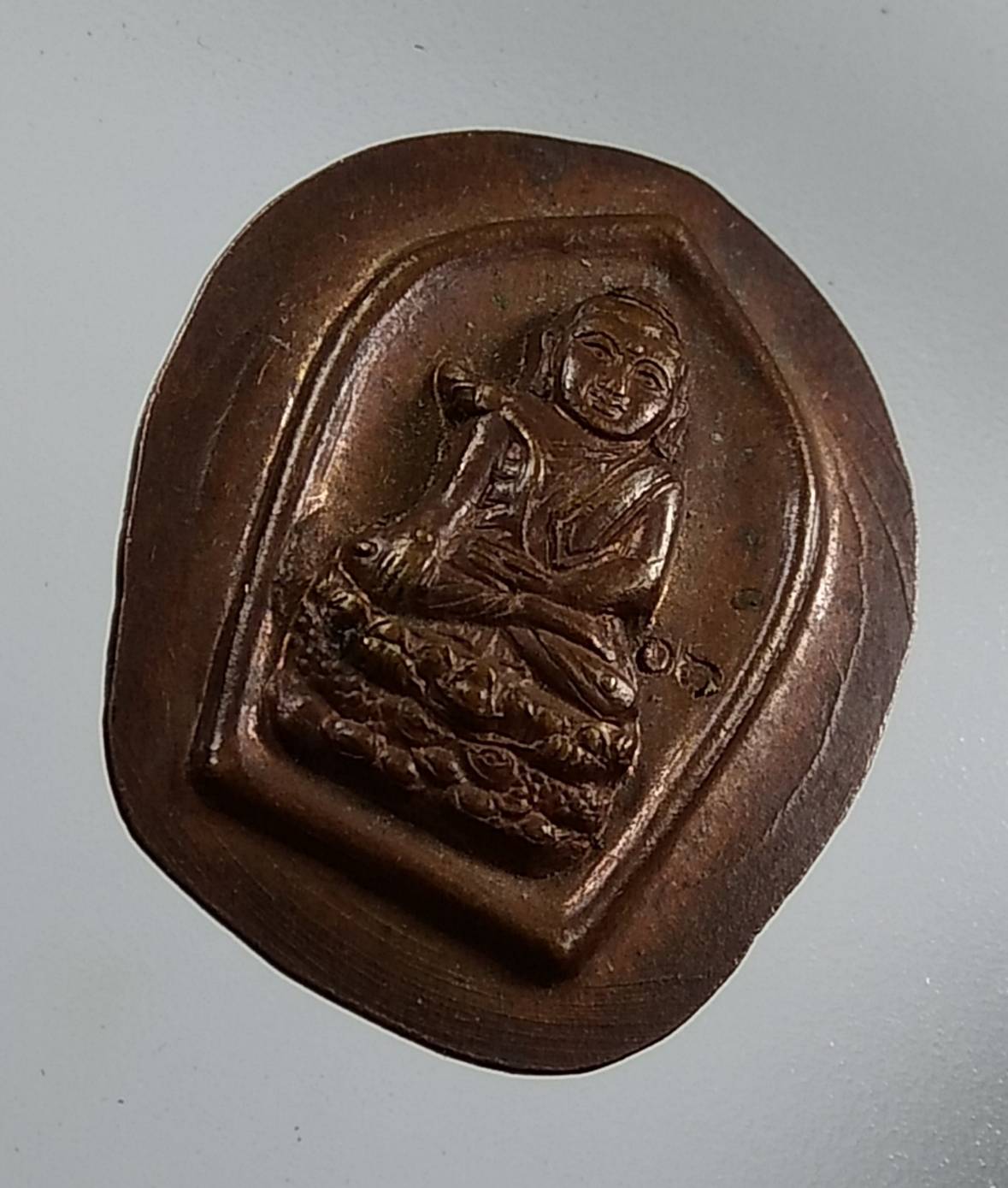 A1381 พระอุปคุตกลีบบัว หลวงปู่คำบุ วัดกุดชมภู จ.อุบลราชธานี