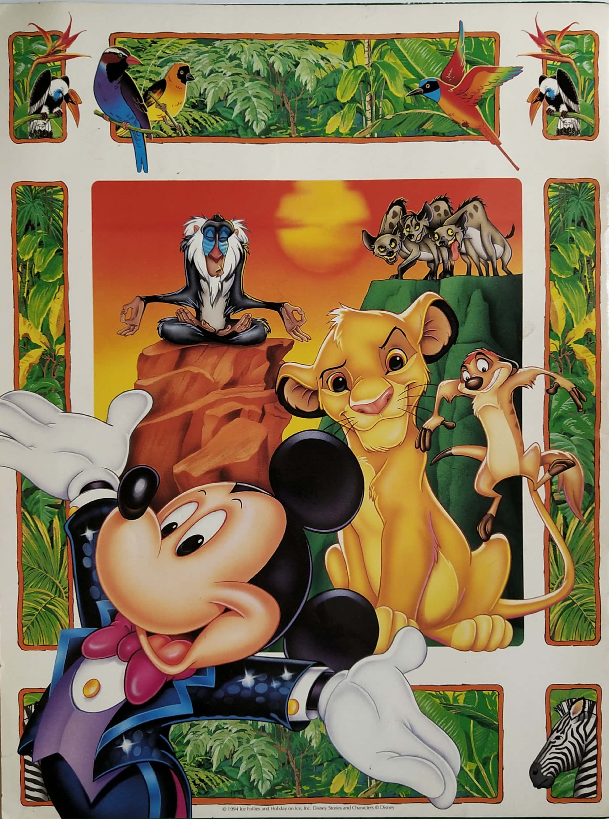 หนังสือภาพเล่มใหญ่ขนาด A3** ปกหลังมีตำหนิเล็กน้อย งานไลฟ์โชว์ "สโนส์ไวท์และคนแคระทั้งเจ็ด" Snow White and the Seven Dwarfs จาก Walt Disney's World on Ice produced by Kenneth Feld