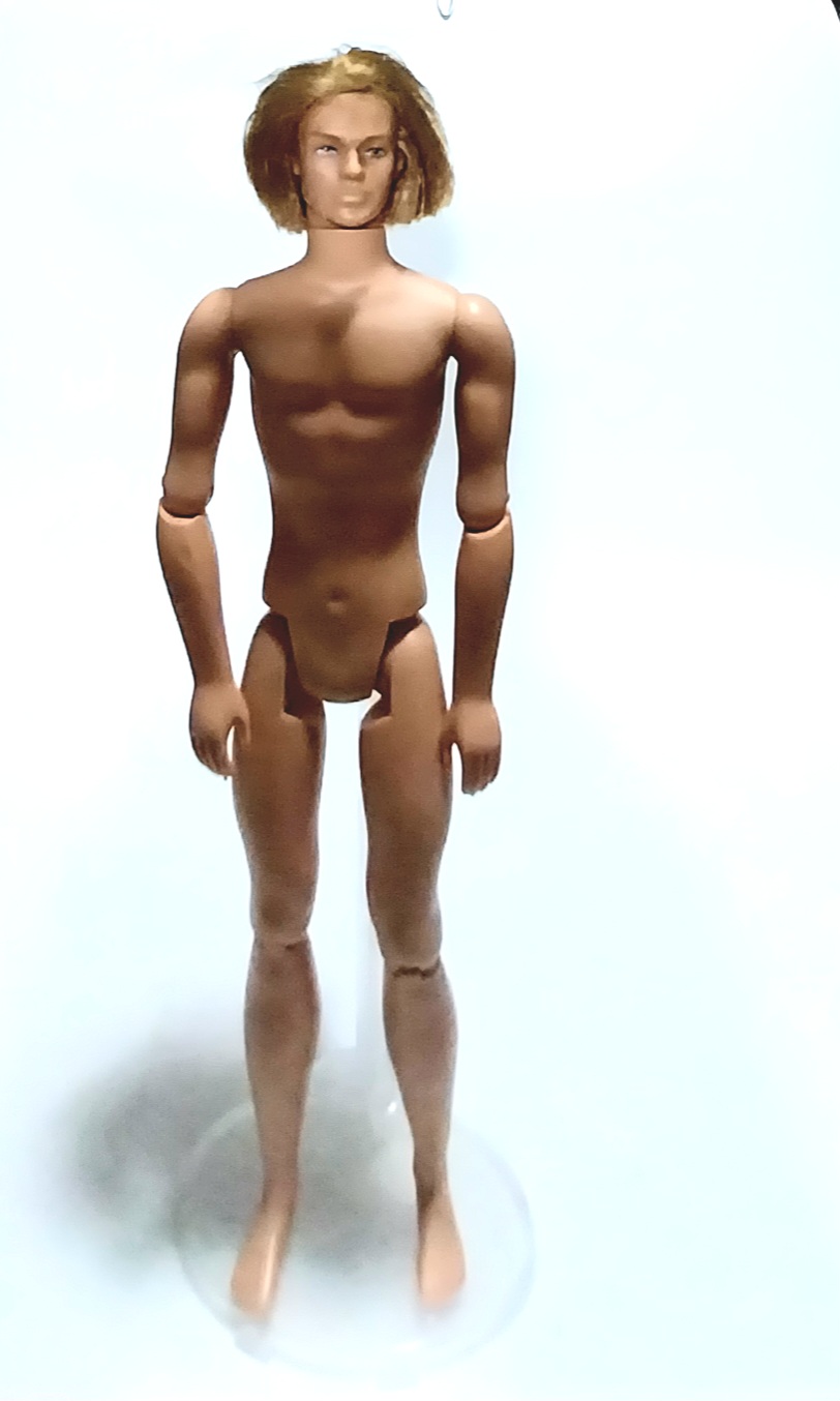 มีหลายภาพ,ไม่รวมฐาน ,ตุ๊กตาผู้ชายข้อต่อ งานจีนรุ่นเก่า แบบมีผม มีรอยบ้างตามภาพ