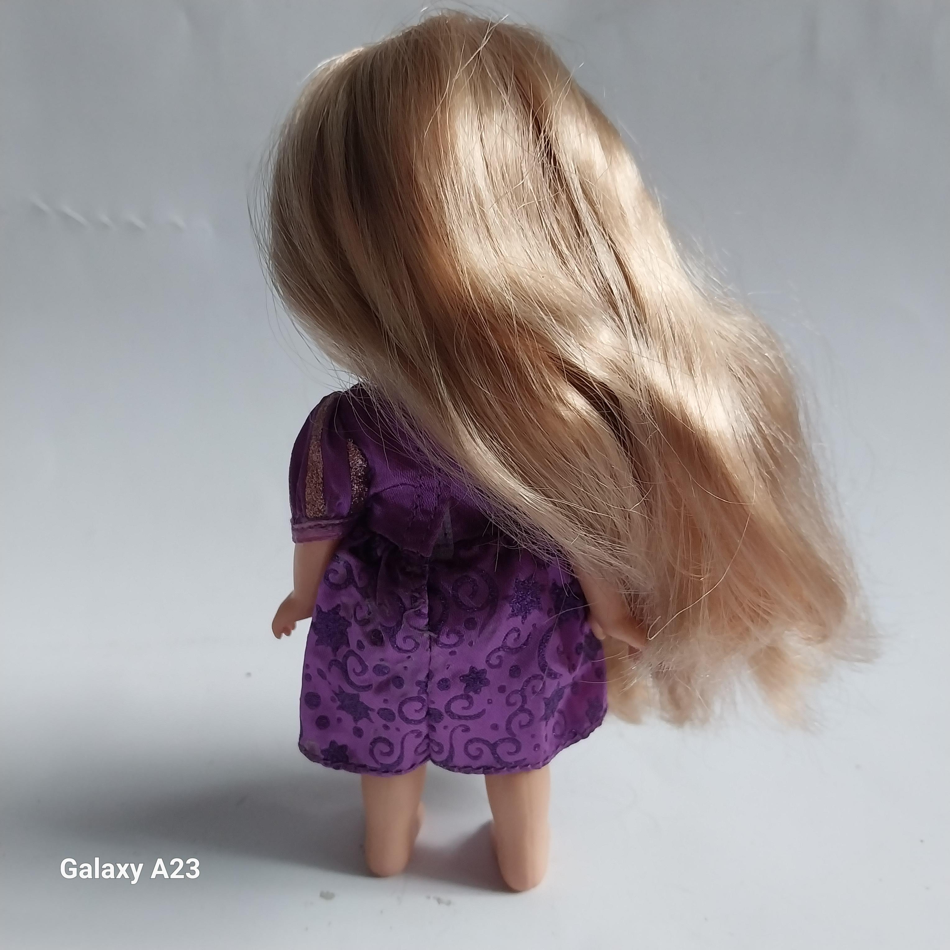 มีหลายภาพ ตุ๊กตาเจ้าหญิงราพันเซลเด็ก ของแท้ Disney ขนาด6"