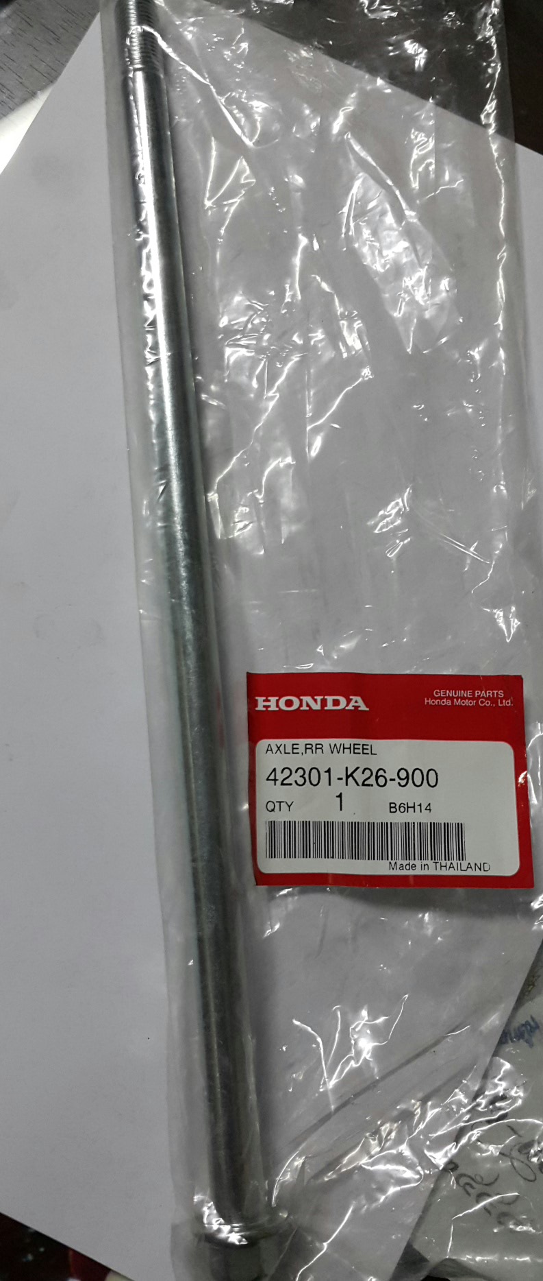 เพลาล้อหลัง MSX125D,G