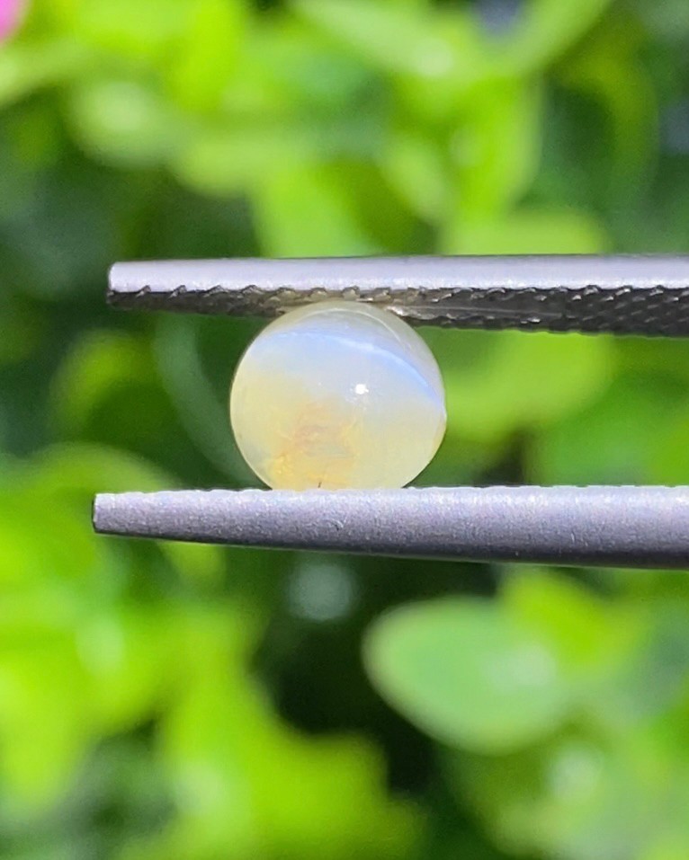 พลอย ตาแมว คริโซเบริล Cat eye Chrysoberyl 1.00 กะรัต (Cts.) พลอยแท้ อัญมณีมงคลประจําวันเกิด เครื่องประดับพลอย