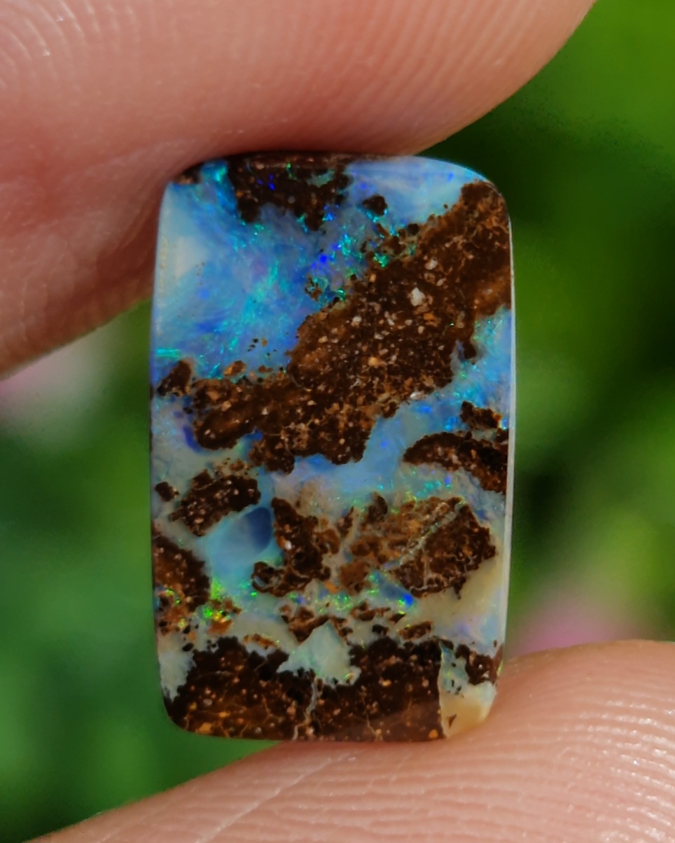 พลอย โบลเดอร์ โอปอล ออสเตรเลีย Australian Boulder Opal 2.80 กะรัต (Cts.) พลอยแท้ อัญมณีมงคลประจําวันเกิด เครื่องประดับพลอย
