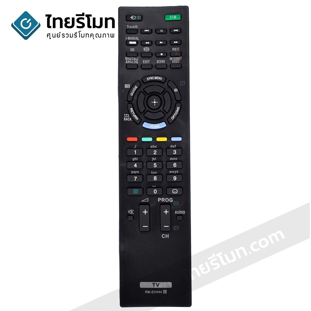 รีโมททีวี Sony รุ่นED044 ใช้ได้กับรุ่น GA Series (GA...) และ GD Series (GD...) กดดูรายละเอียด