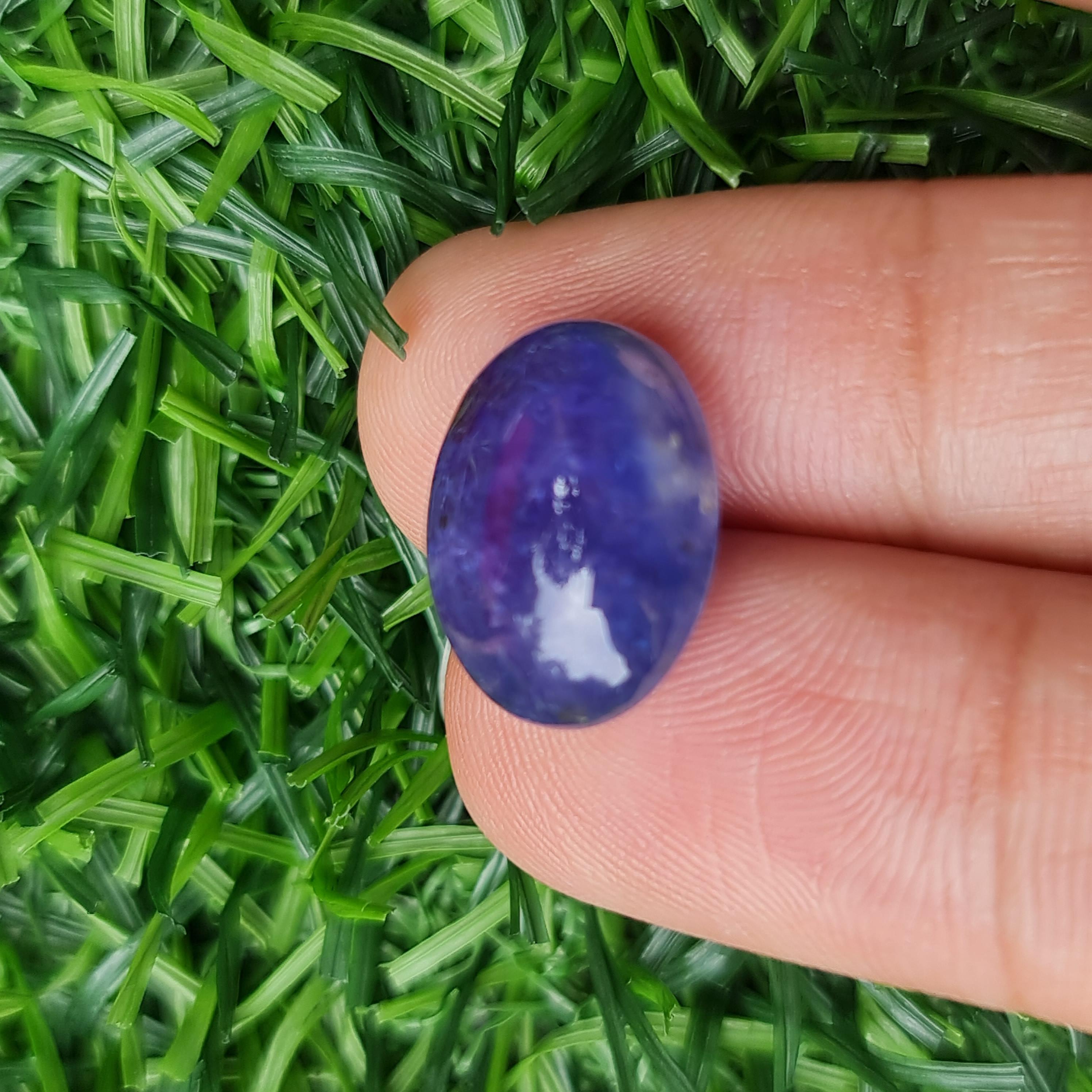 พลอย แทนซาไนท์ Tanzanite 11.72กะรัต (Cts.) พลอยแท้ อัญมณีมงคลประจําวันเกิด เครื่องประดับพลอย