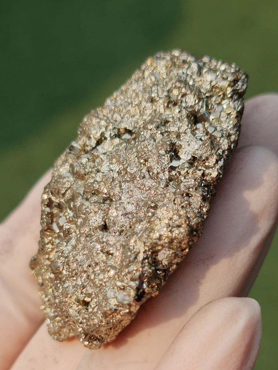 ก้อนผลึก ไพไรท์ Raw Rough Pyrite 94.0 กรัม (Grams) พลอยแท้ อัญมณีมงคลประจําวันเกิด เครื่องประดับพลอย