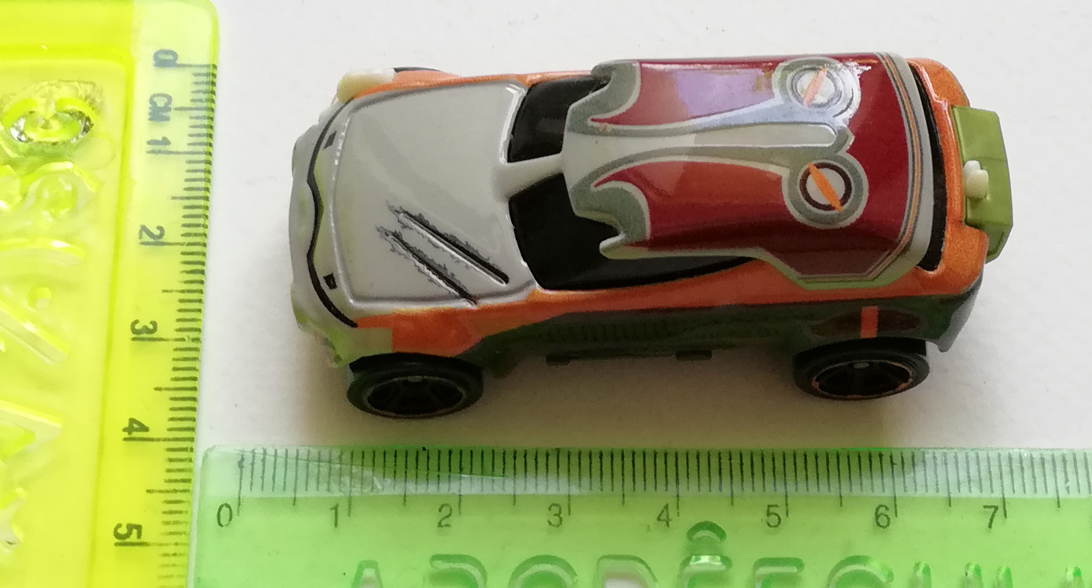 Die Cast, รถเหล็กสีส้มลายเอสร่า บริสเจอร์ EZRA BRIDGER จาก สตาร์วอรส์ Star Wars ,DLA73,2016 Mattel**ไม่มีแพ็ค