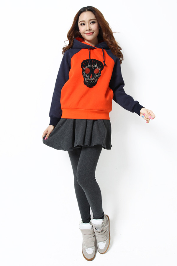 กางเกงกระโปรงเลกกิ้ง ซับกำมะหยี่กันหนาว (11890L)