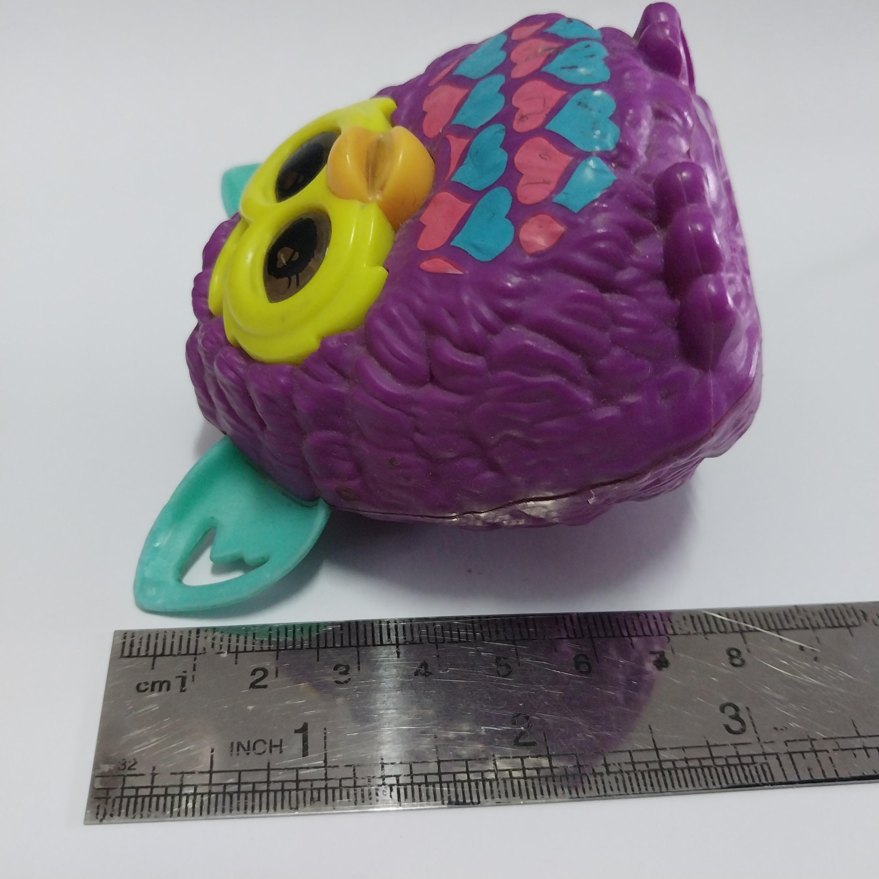 มีหลายภาพ ตุ๊กตา เฟอร์บี้นกฮูกสีม่วง พรีเมี่ยม แมคโดนัลด์ งานเก่าสะสม ขนาดตามภาพ