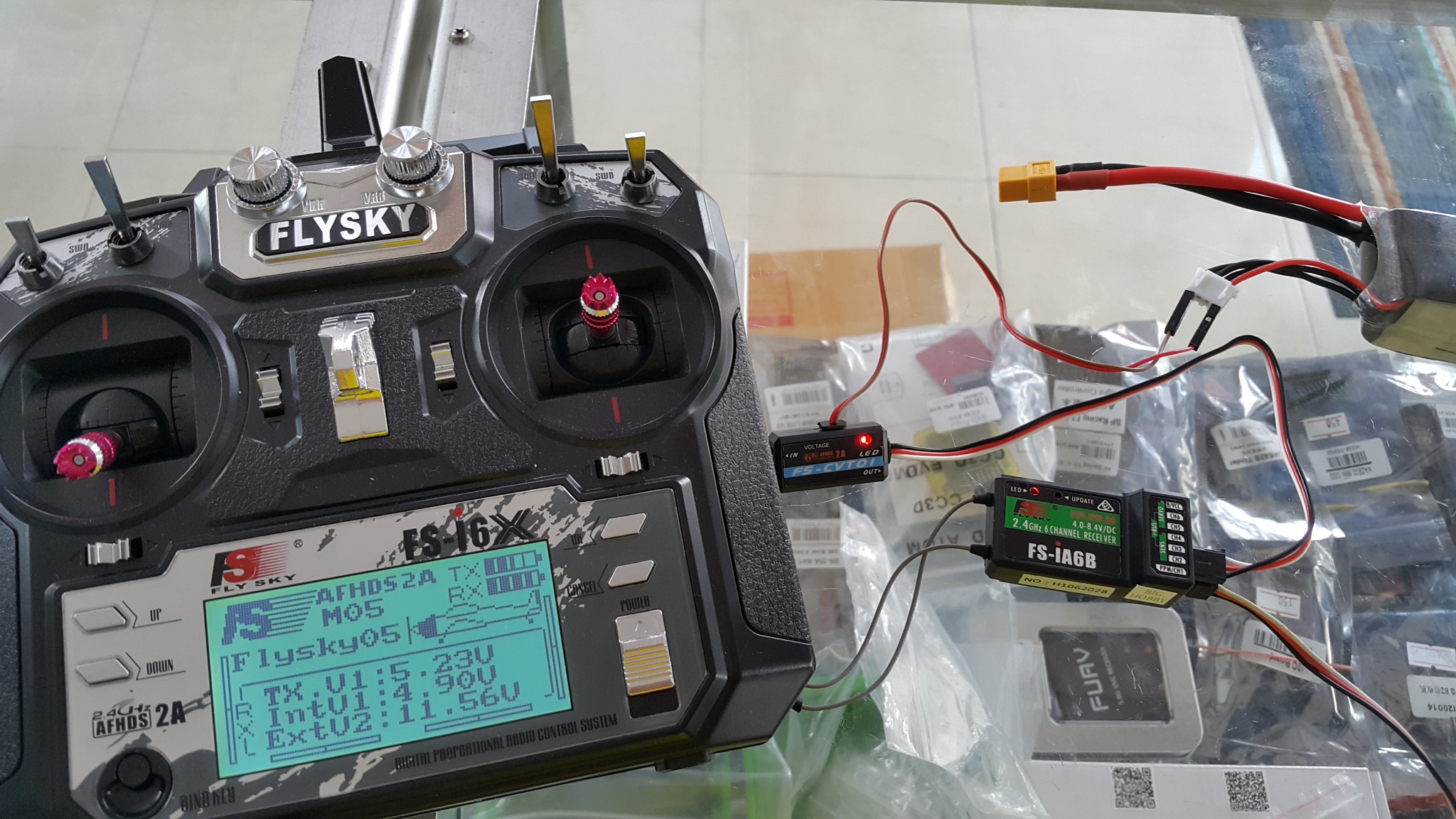 Flysky FS-CVT01 Voltage Collection Module For iA6B iA10 Receiver