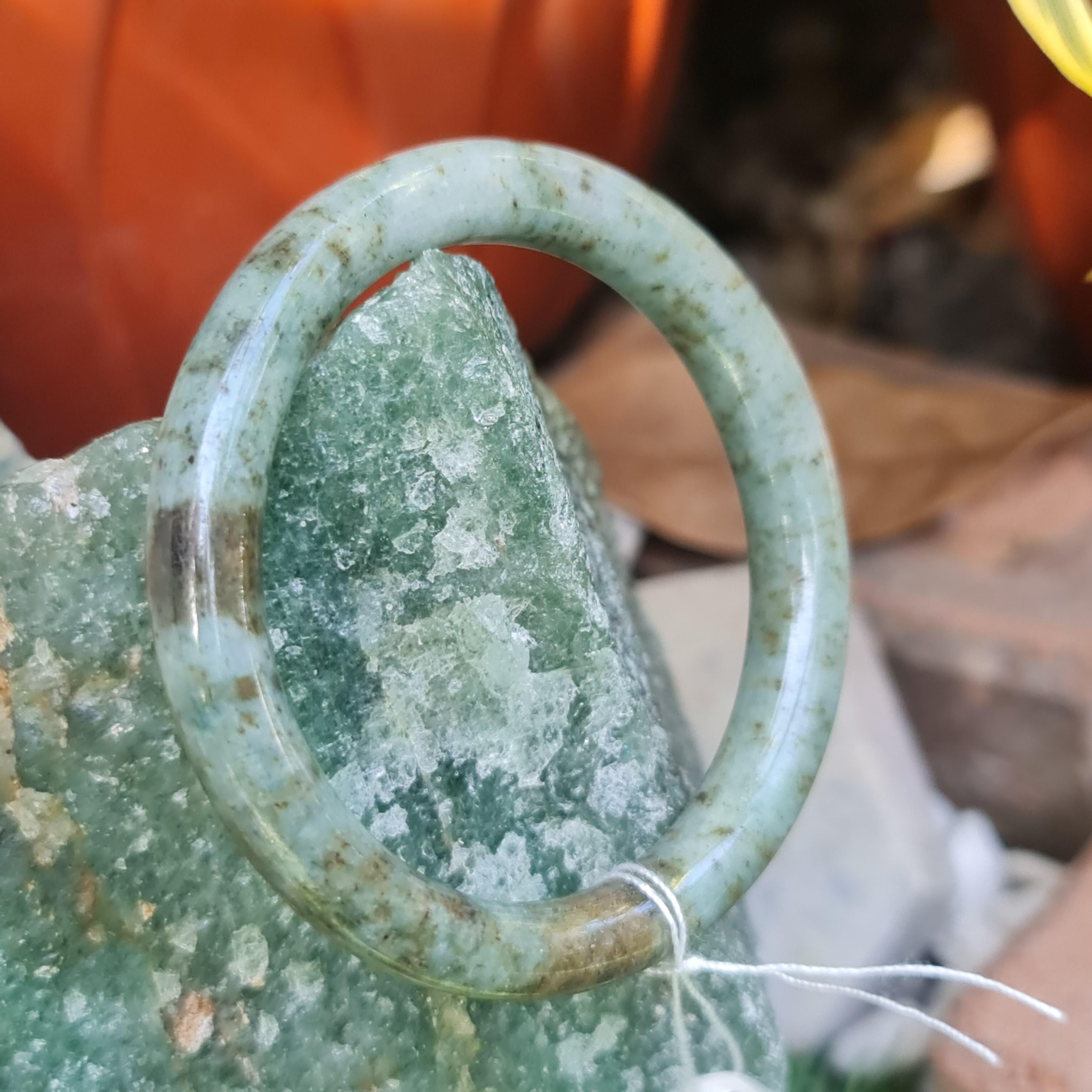 JB6711067 หยก พม่า แท้ Jade กำไลหยก (Jadeite bracelet) พม่า (Myanmar) 50.7 มม.