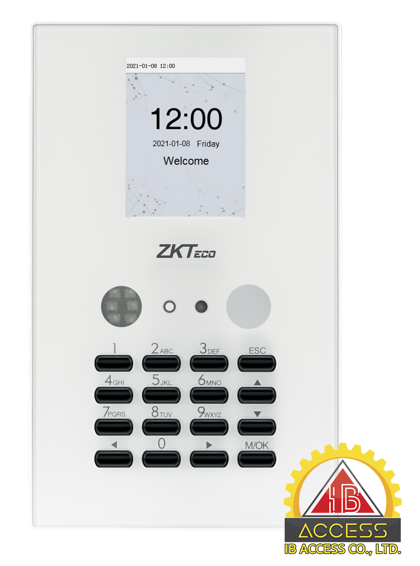 เครื่องสแกนใบหน้า ยี่ห้อ ZKTeco รุ่น LFace10