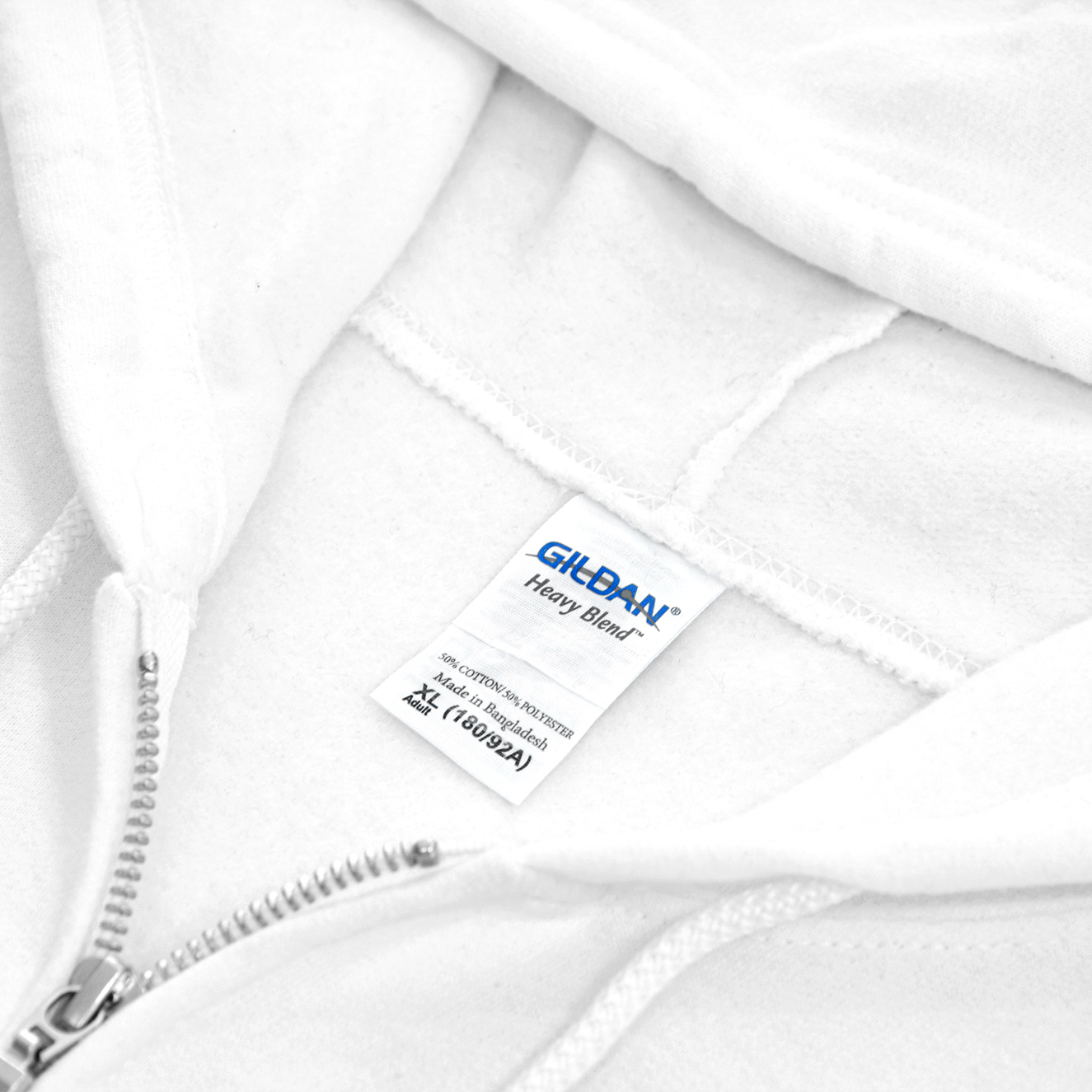 เสื้อยืด GILDAN 18600 ซุปเปอร์ฟลีซ ฮู้ดแบบมีซิป