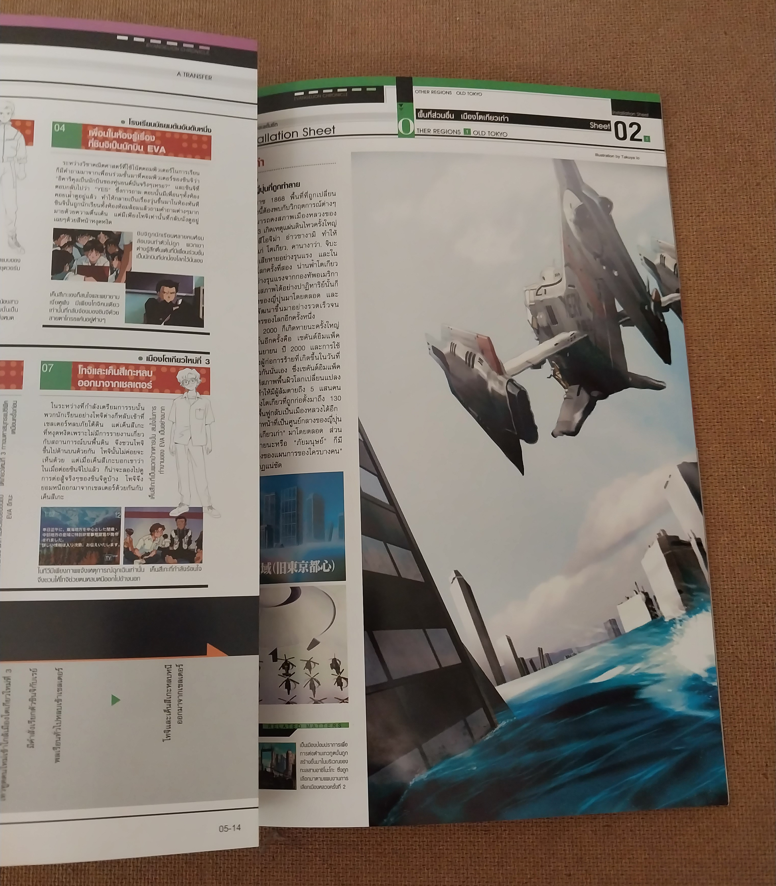 สารานุกรม สำหรับแฟนพันธุ์แท้อีวานเกเลี่ยน พิมพ์ 4 สีสวยงาม ตลอดทั้งเล่ม ฉบับที่ 5, Evangelion chronicle