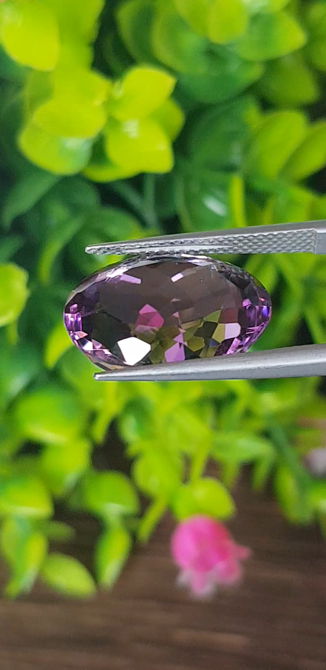 พลอย อเมทิส Amethyst 12.12 กะรัต (Cts.) พลอยแท้ อัญมณีมงคลประจําวันเกิด เครื่องประดับพลอย