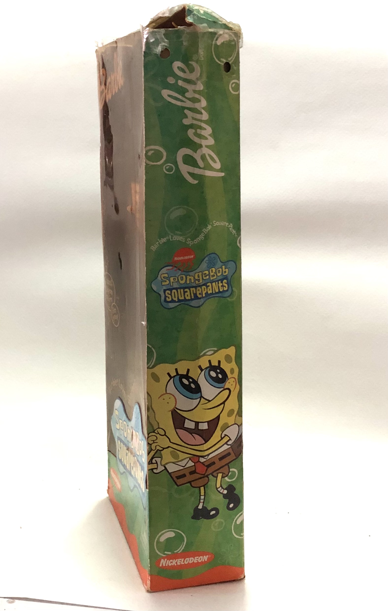 มือ1 กล่องมีตำหนิ สภาพเก่าเก็บ ตามภาพ, ตุ๊กตาบาร์บี้รุ่นสปองบ๊อบ SpongeBob Square Pants