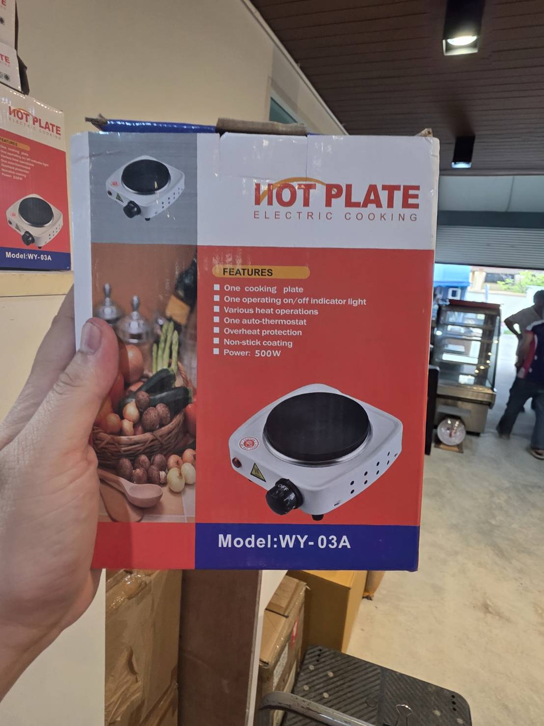 เตาไฟฟ้าขนาดเล็กบบพกพา ปรับอุณหภูมิความร้อนได้ 5 ระดับ
