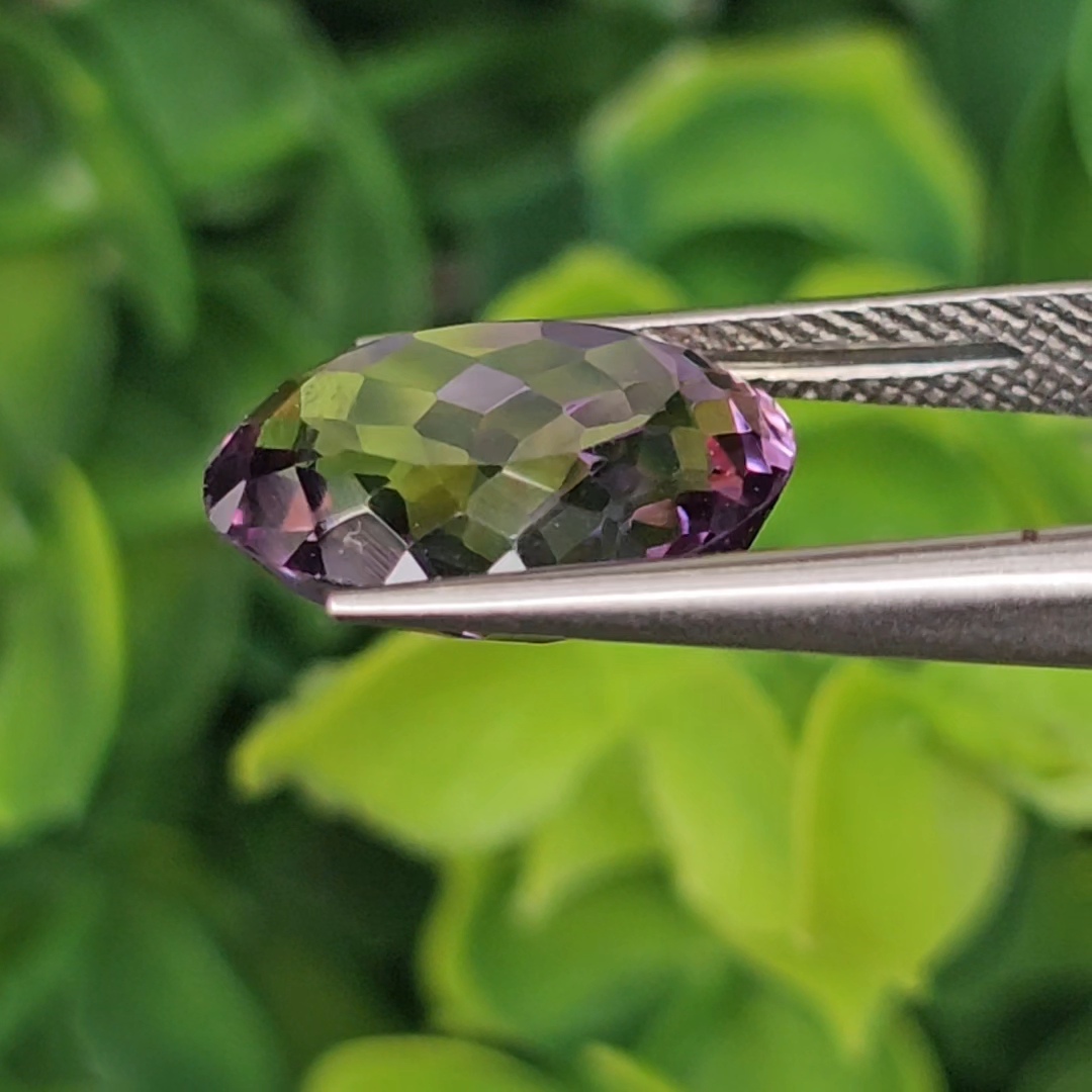 พลอย อเมทิส Amethyst 5.29 กะรัต (Cts.) พลอยแท้ อัญมณีมงคลประจําวันเกิด เครื่องประดับพลอย