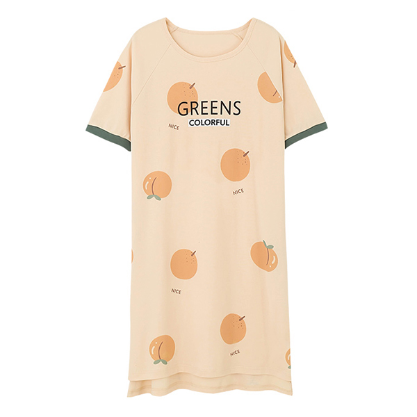 🔥พร้อมส่ง🔥ชุดนอนกระโปรง ชุดนอนน่ารัก เดรสคอตตอนนุ่มนิ่มมีน้ำหนัก ใส่ได้บ่อยค่ะ (CT105-4)