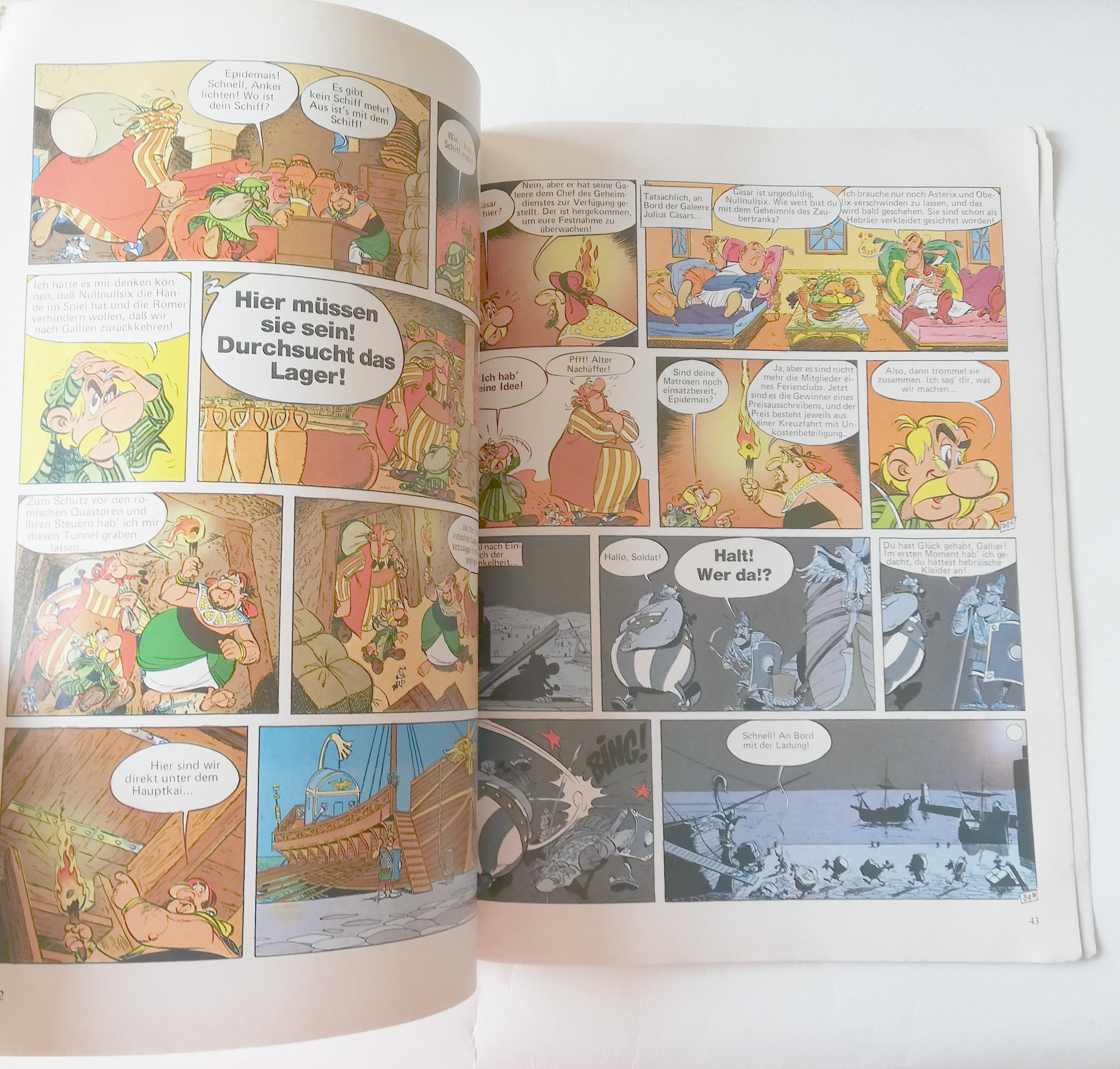 หนังสือการ์ตูนภาษาเยอรมัน R. GOSCINNY - A. UDERZO BAND XXVI Asterix UND Obellx DIE ODYSSEE TEXT UND ZEICHNUNGEN VON UDERZO EHAPA VERLAG STUTTGART