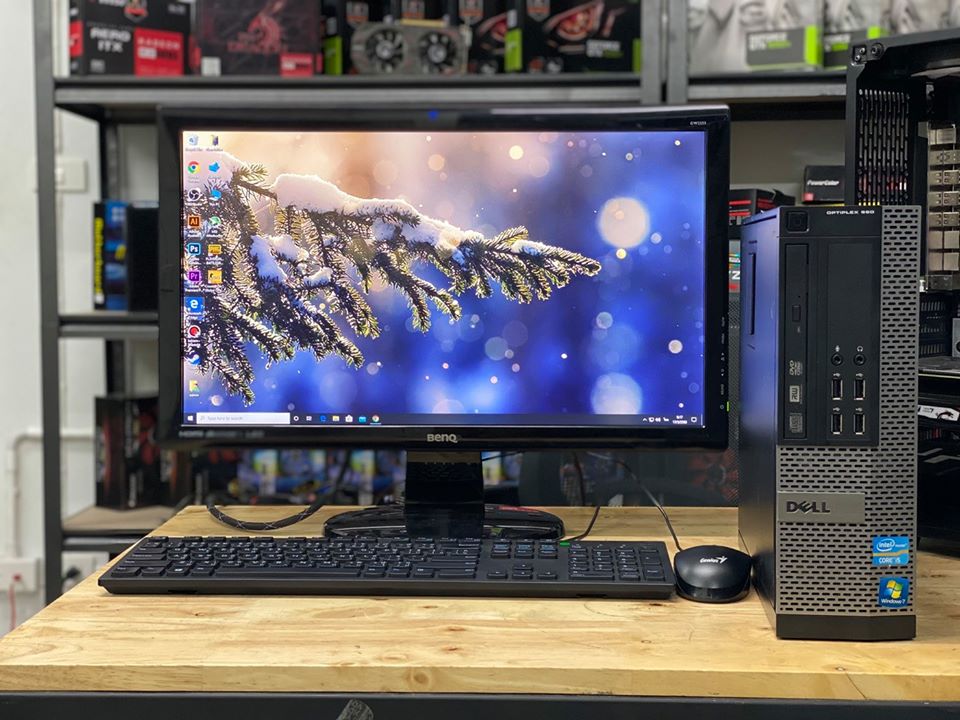Dell optiplex i5 Gen3 Ram 16GB HDD2 TB + SSD 240 GB VGA1 GB จอ 18.5-19นิ้ว รวมเม้าส์ คีบอร์ด